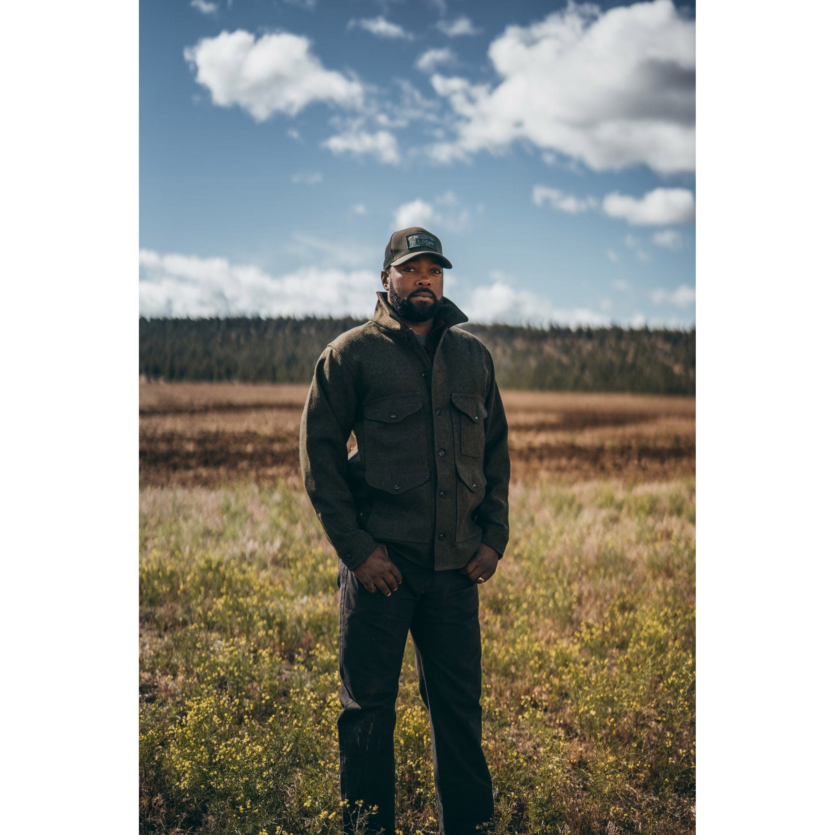 Filson Mackinaaw Wool Heritage Cruiser - Forest Green | Fleece