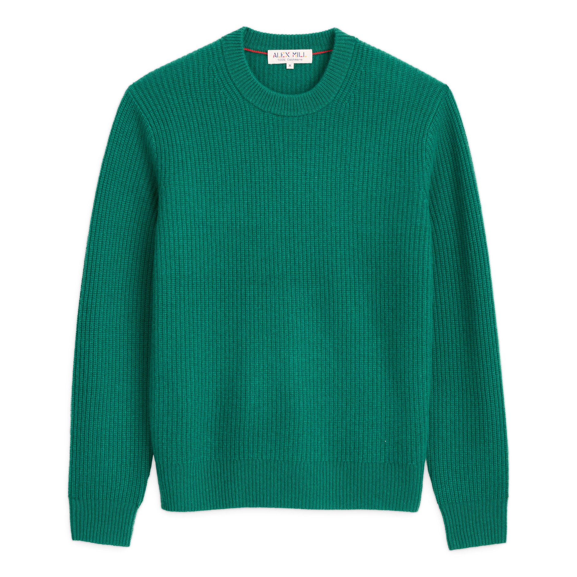 Alex Mill Cashmere Jordan Sweater - Kelly Green | Crew Neck