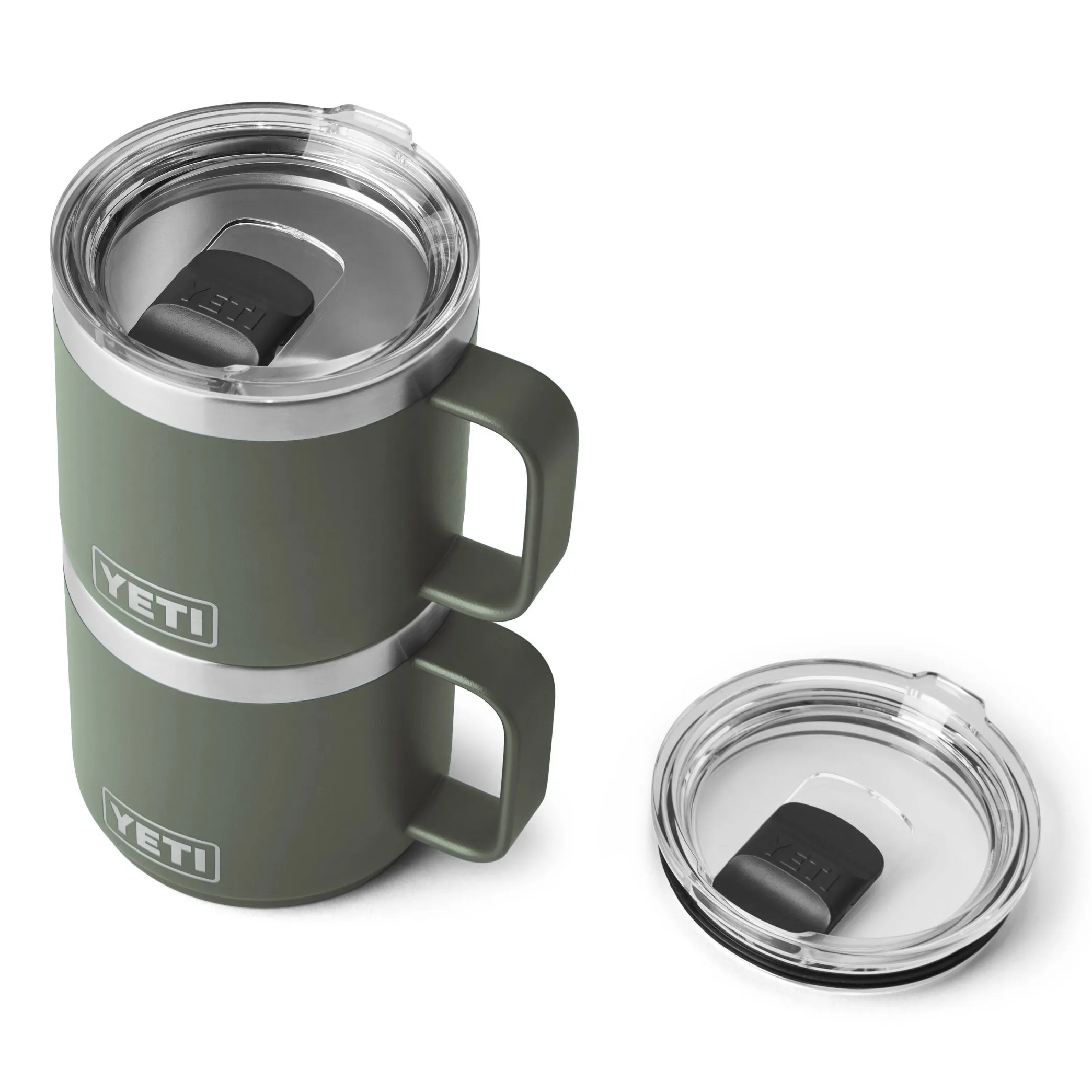 YETI Rambler 14oz Stackable Mug - Camp Green | Camping Gear