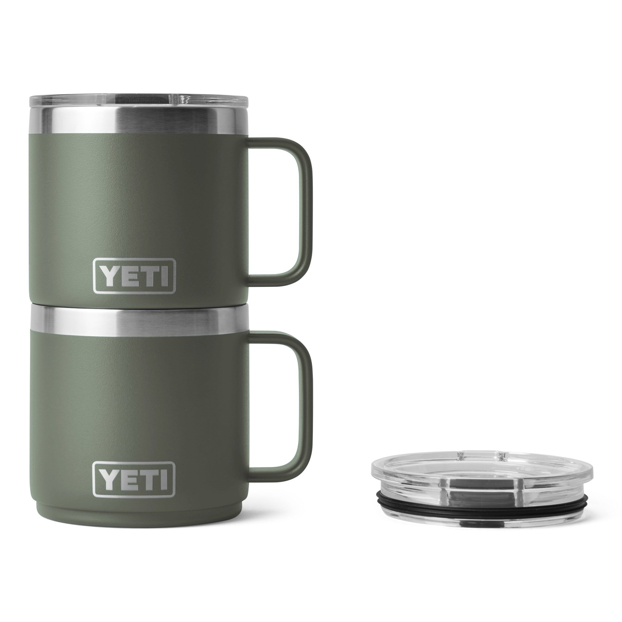 YETI Rambler 14oz Stackable Mug - Camp Green | Camping Gear