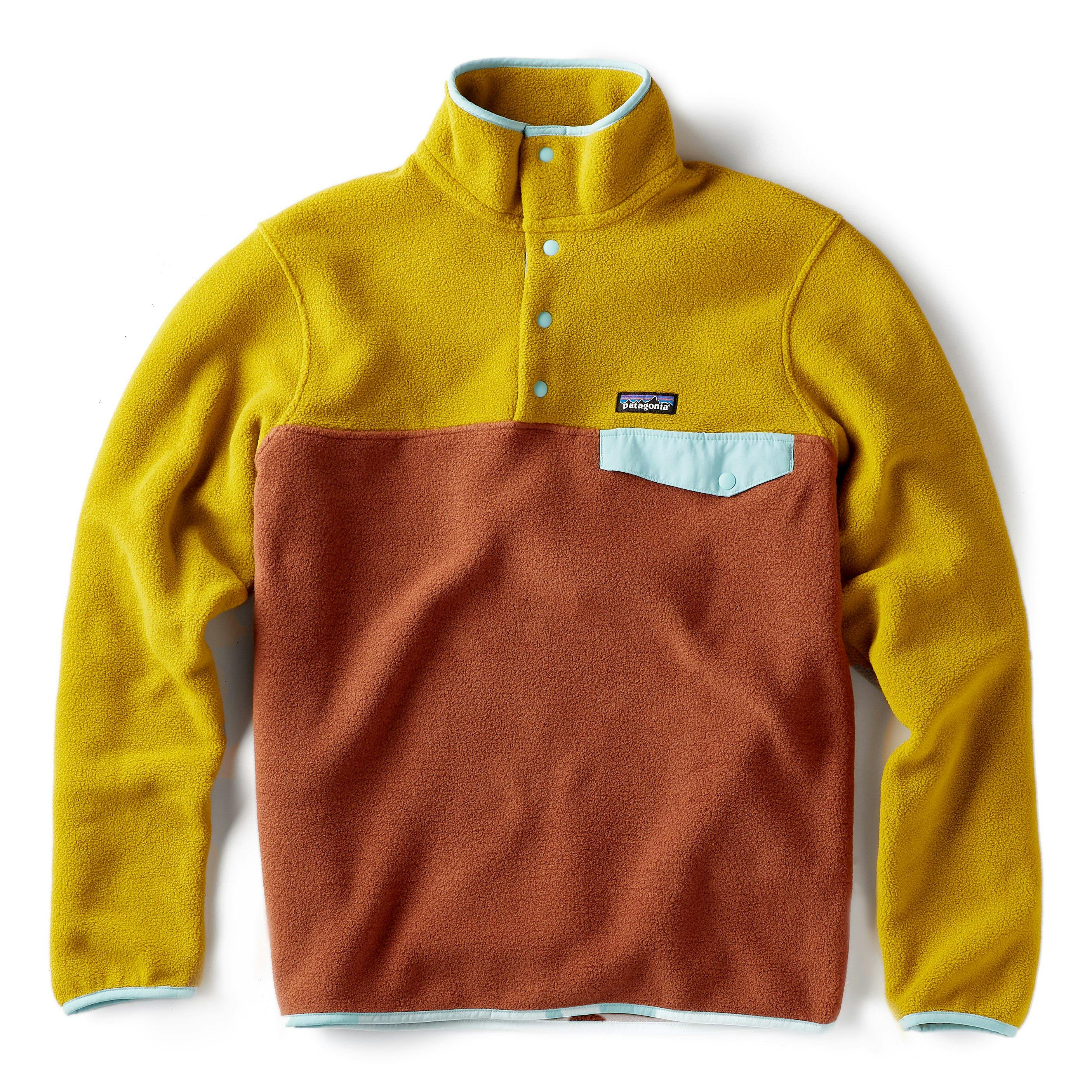 Patagonia Lightweight Synchilla Snap-T Fleece Pullover - Sisu Brown, Quarter-Zip Sweaters