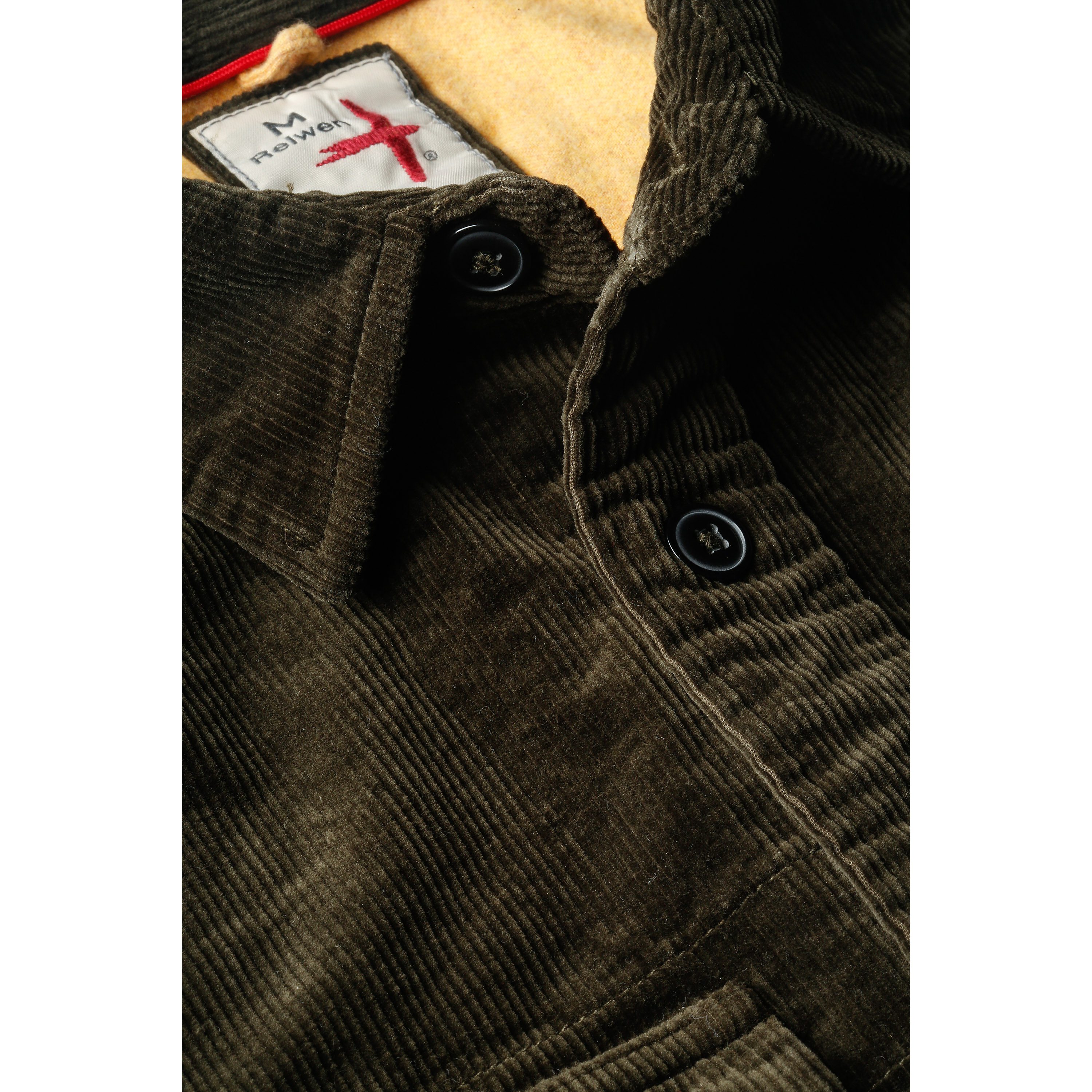 Relwen Corduroy Workshirt - Brown Loden | Long Sleeve Shirts