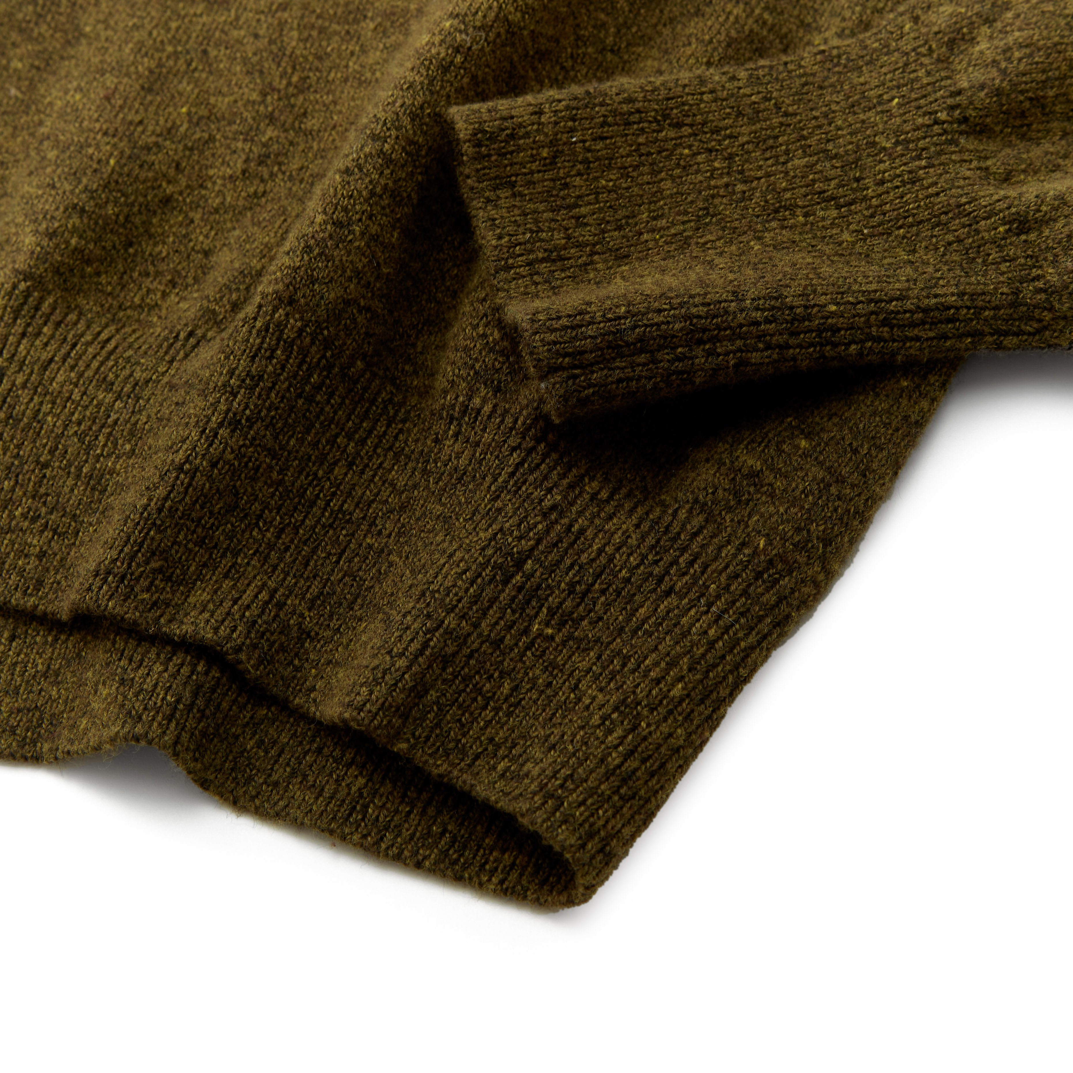 Faherty Brand Women's Jackson Sweater Polo - Olive Heather