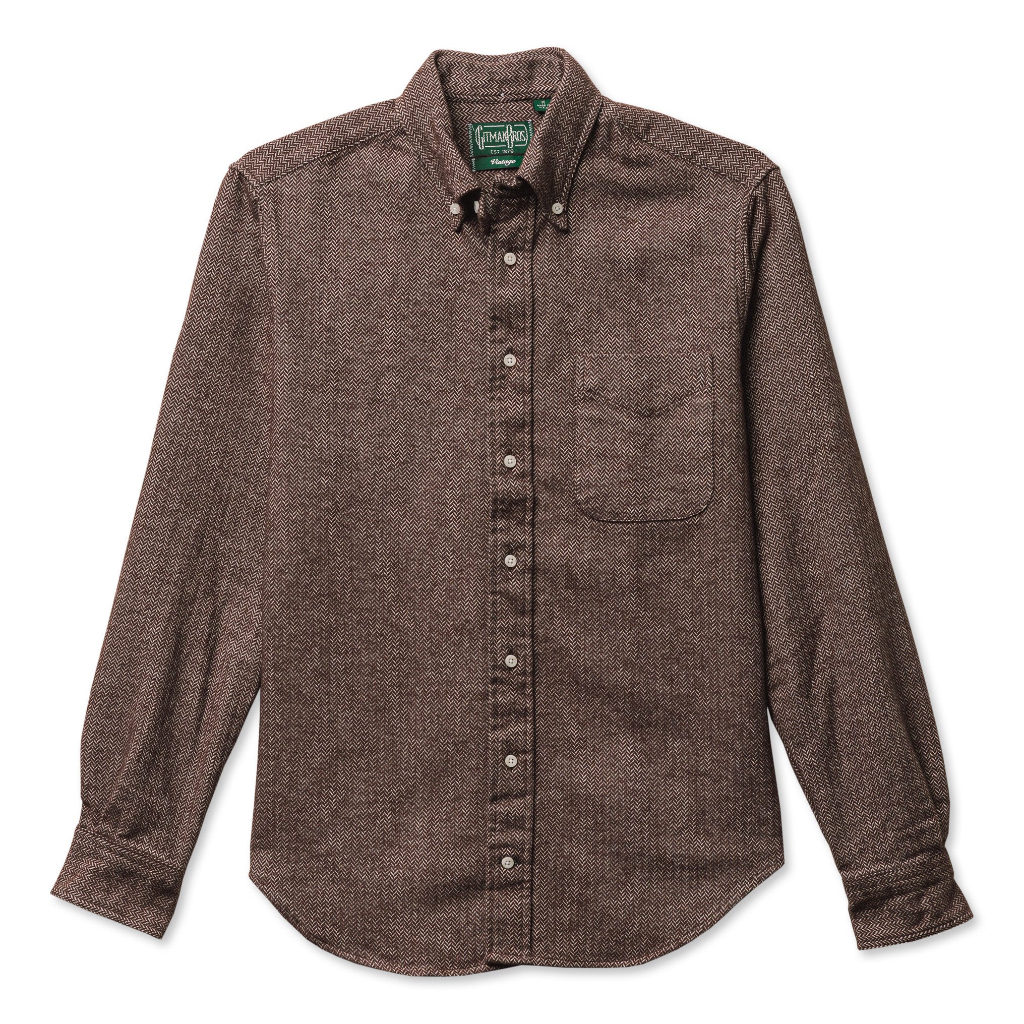 Herringbone Flannel Shirt