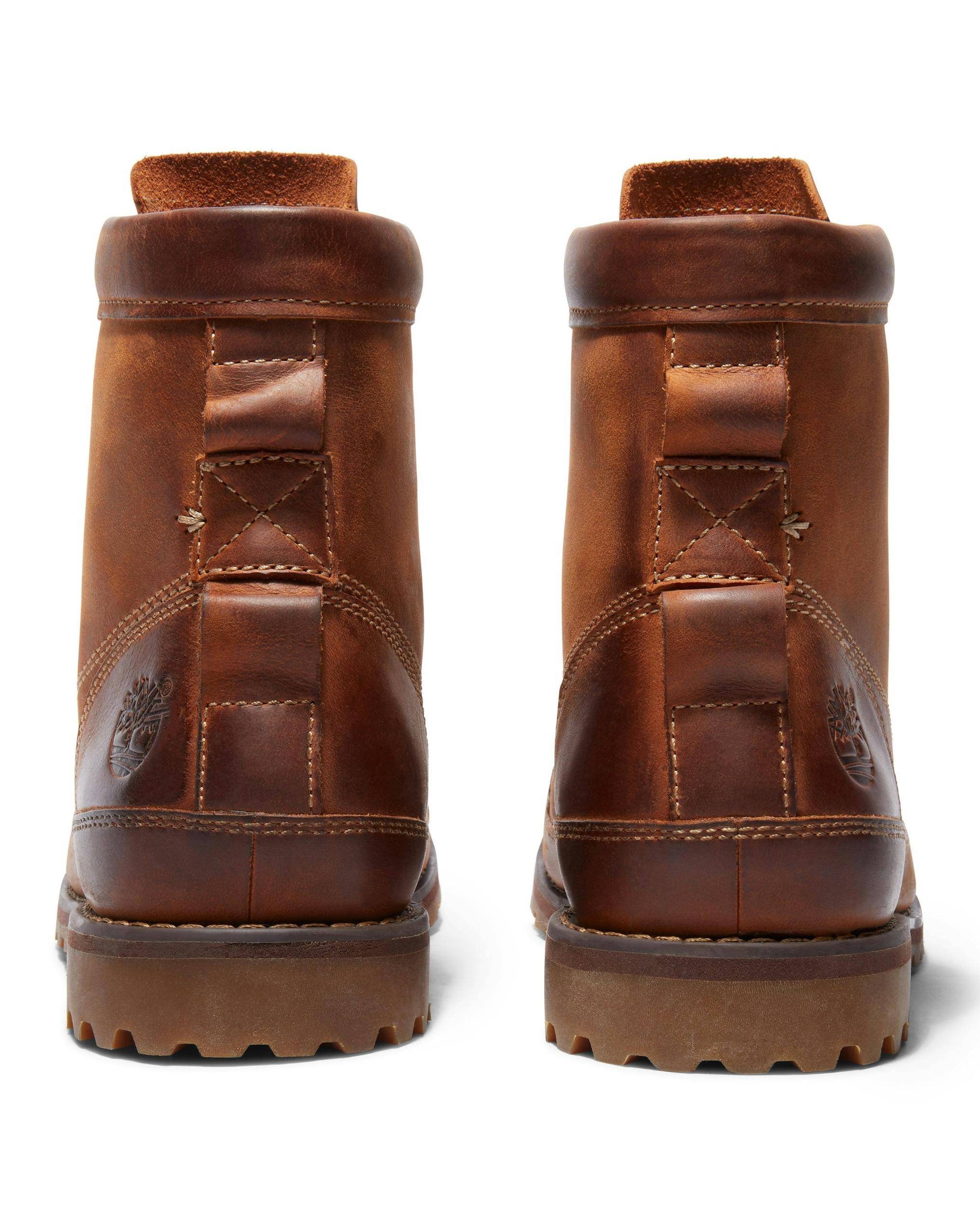 Timberland Original Leather inch Boot Medium Brown Full Grain