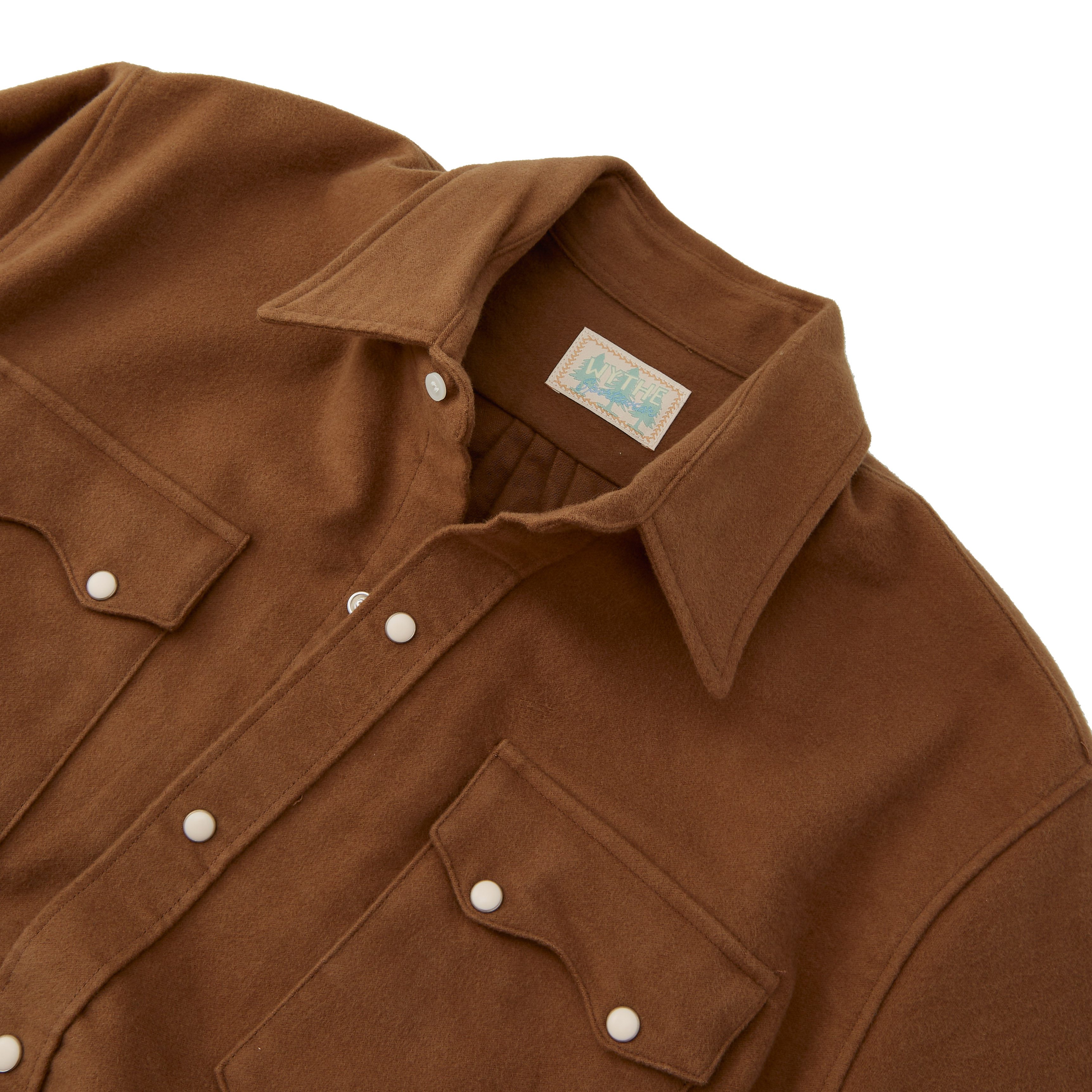 MOL　snap shirt Stevenson Cody Snap Shirt - Olive Corduroy