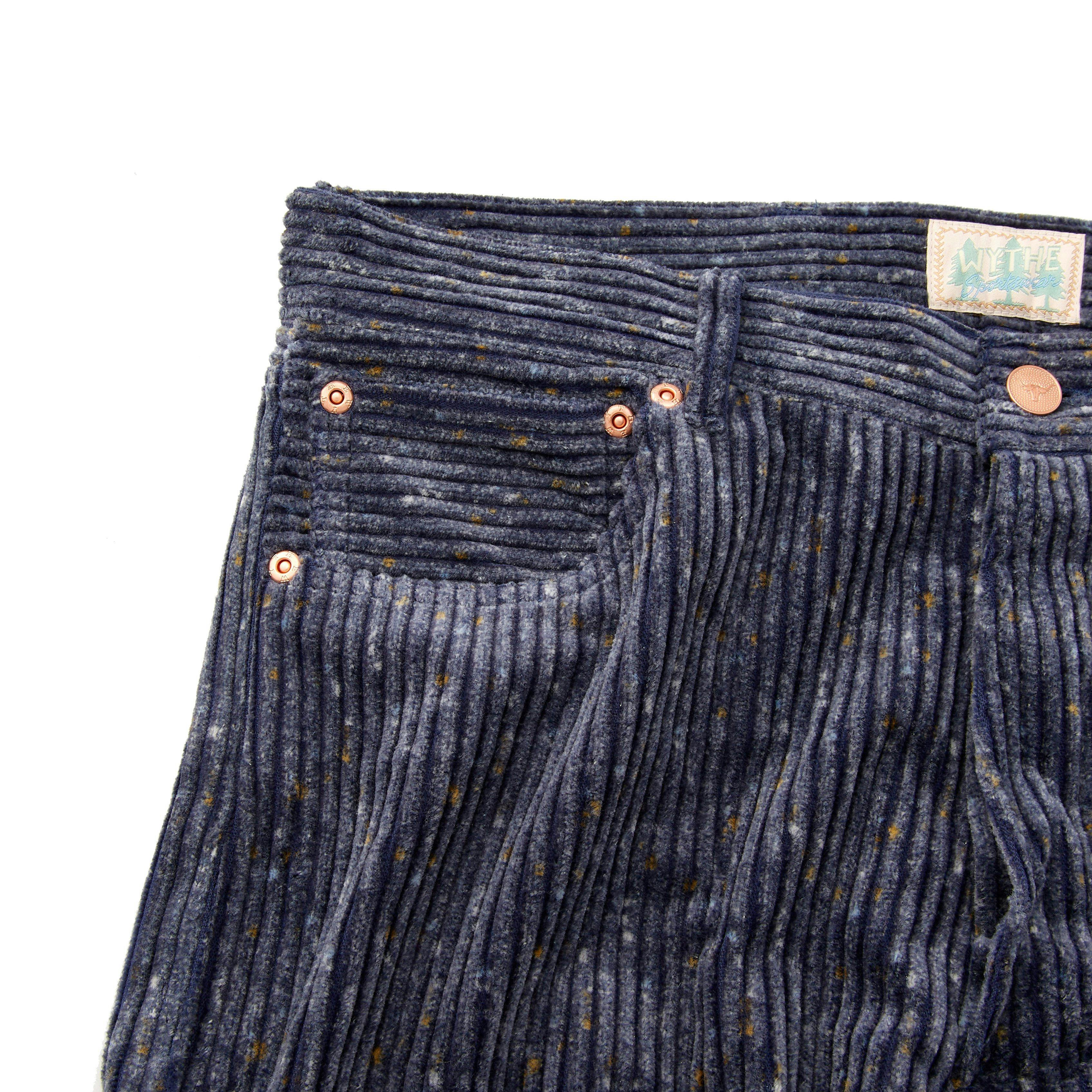 Donegal Corduroy Five Pocket Pants - Marine Blue – Wythe New York