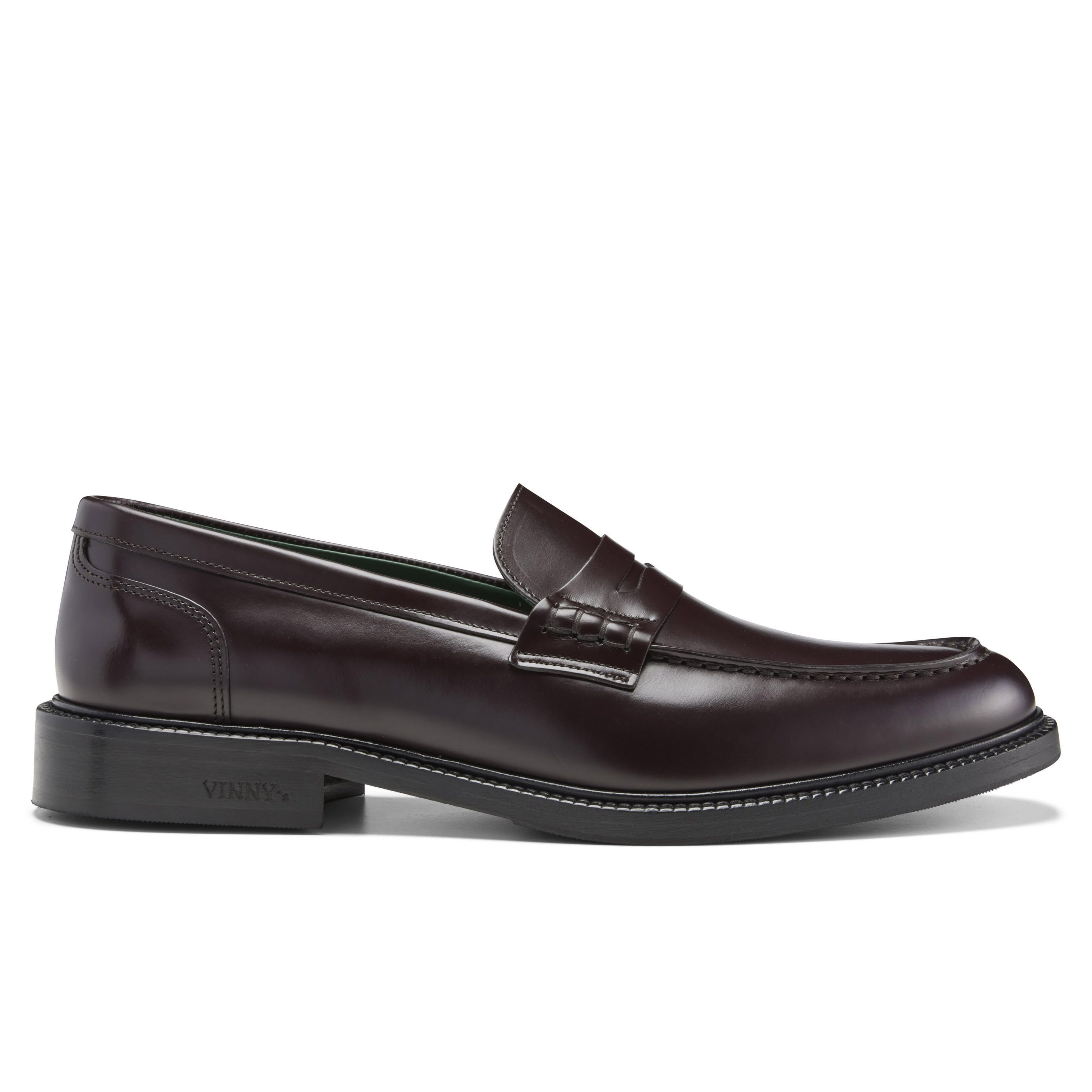 Vinny's Richee Penny Loafer - Brown Crust Leather | Loafers 
