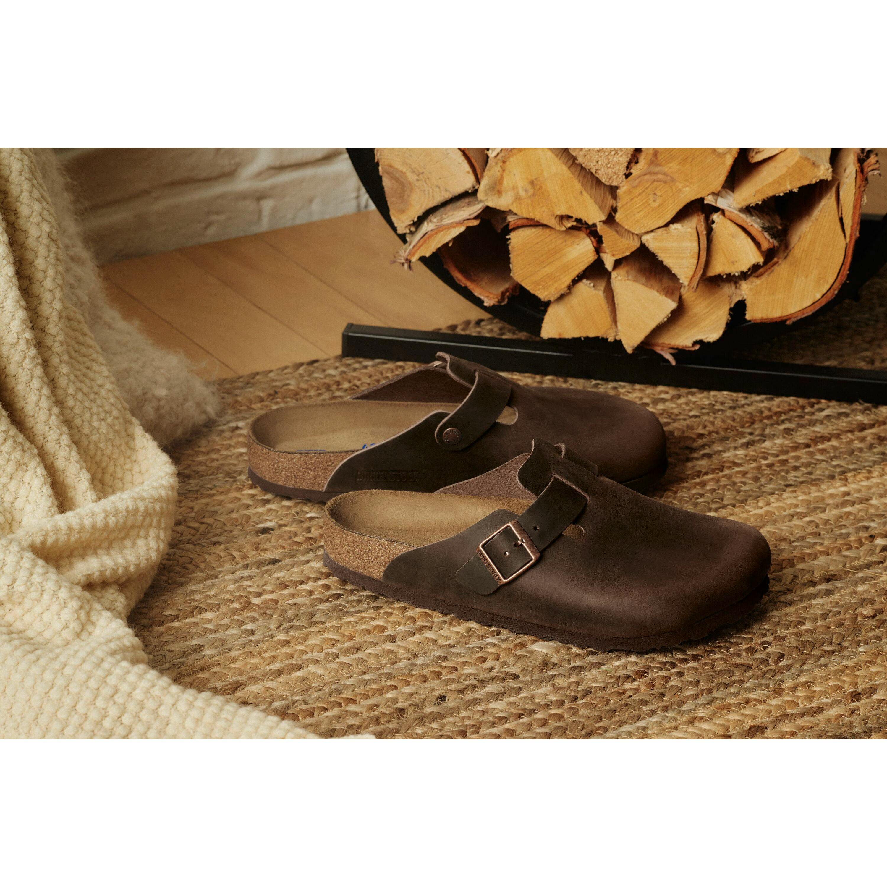 Simple Shoes - Original Clog - Leather M4 / W6 / Brown