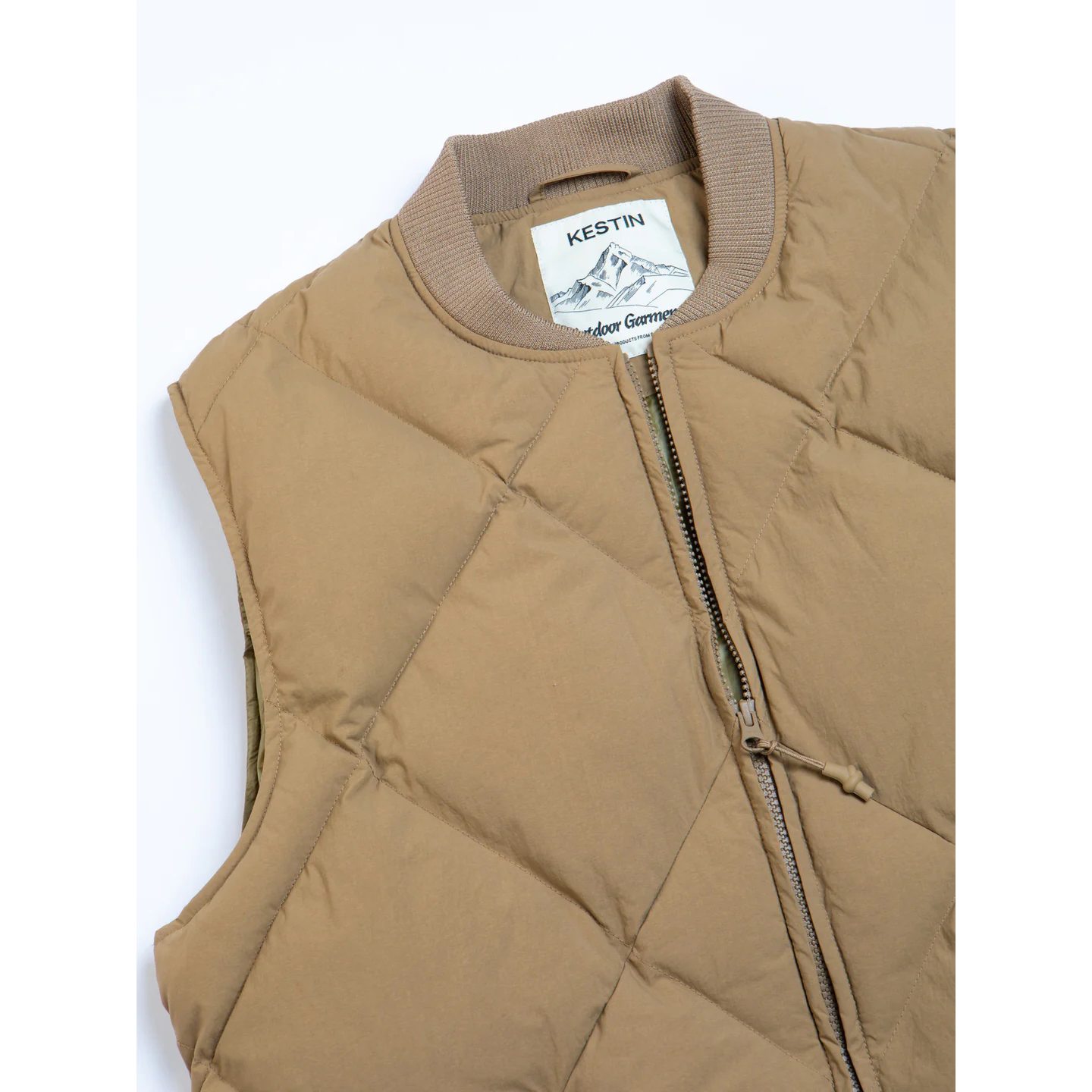Kestin Linton Down Vest - Dark Khaki | Vests | Huckberry
