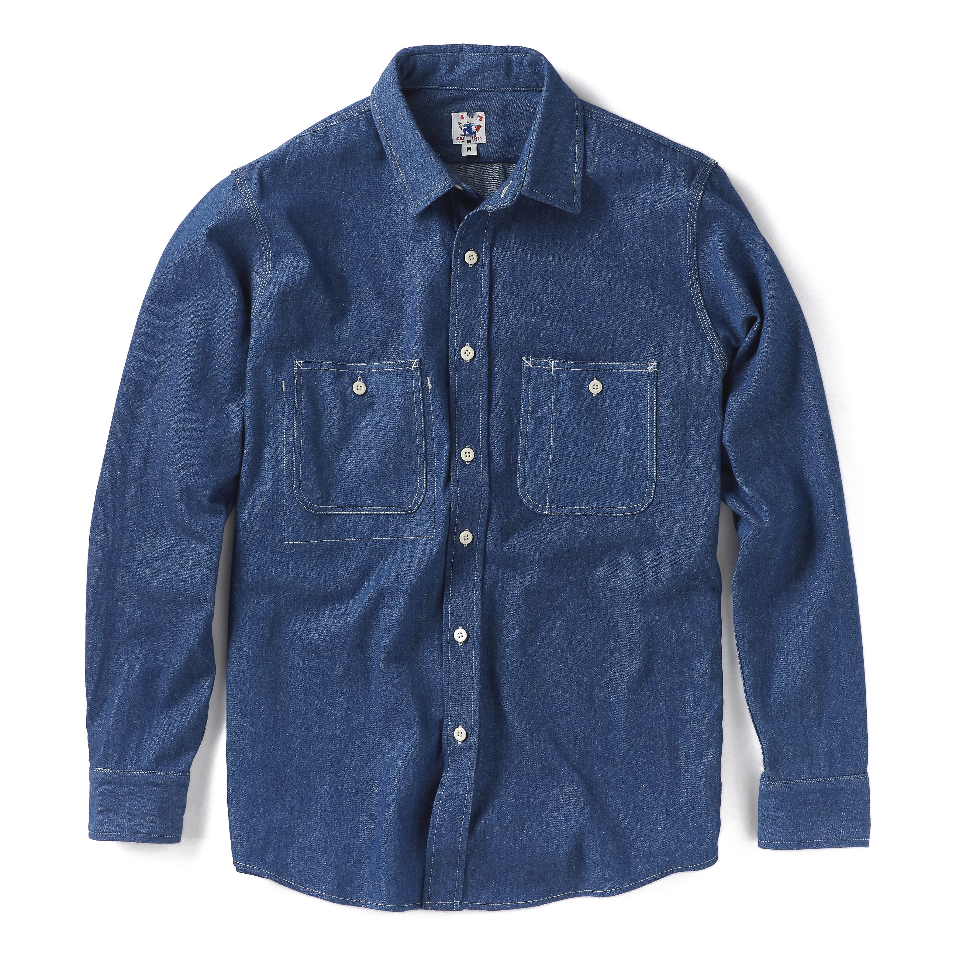Tuna with Bunting Blue Denim Casual Textured Premium Cotton Shirt For Men -  Rare Rabbit Shirts