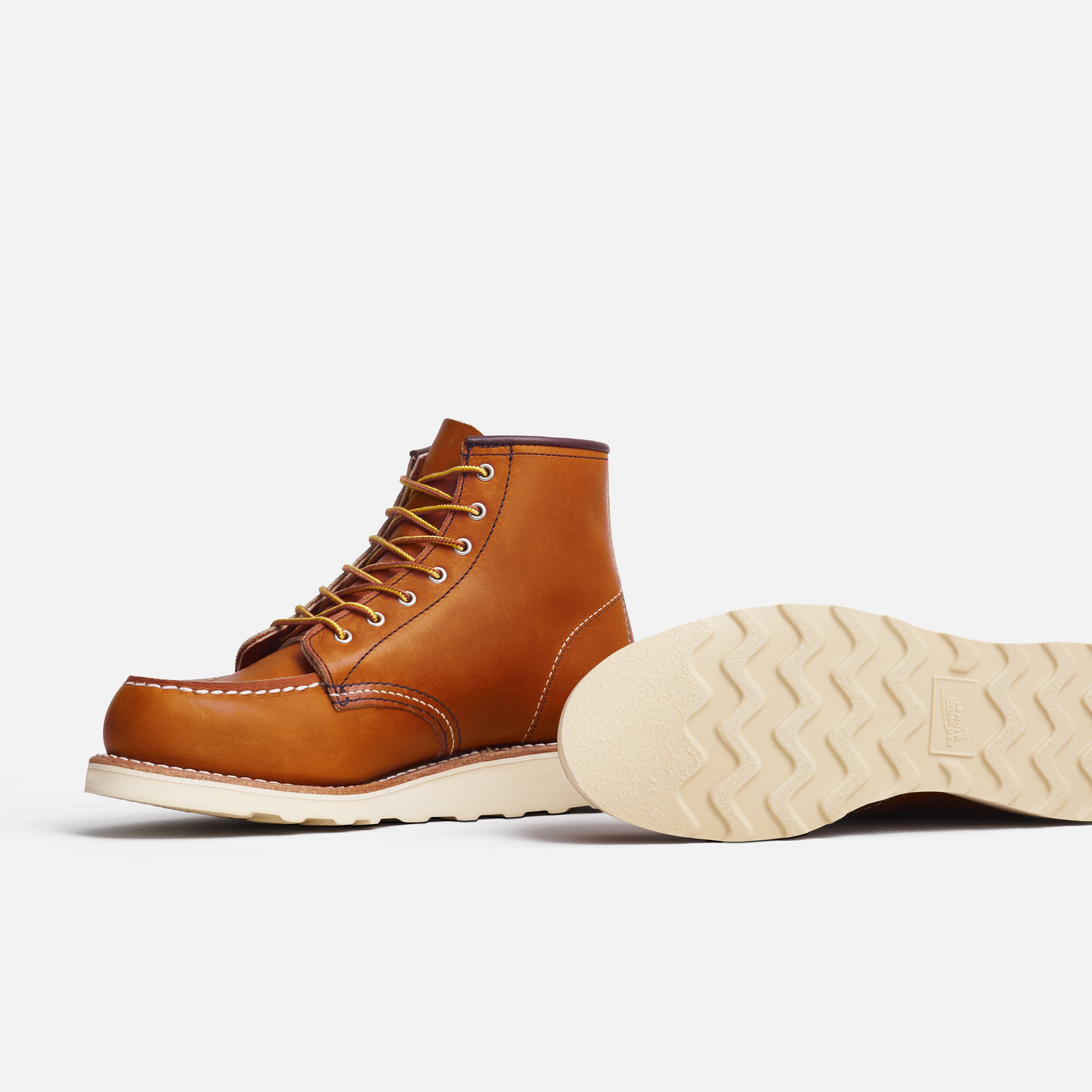 Red Wing Heritage Women's 6-Inch Classic Moc Boot - Oro Legacy | All  Footwear | Huckberry