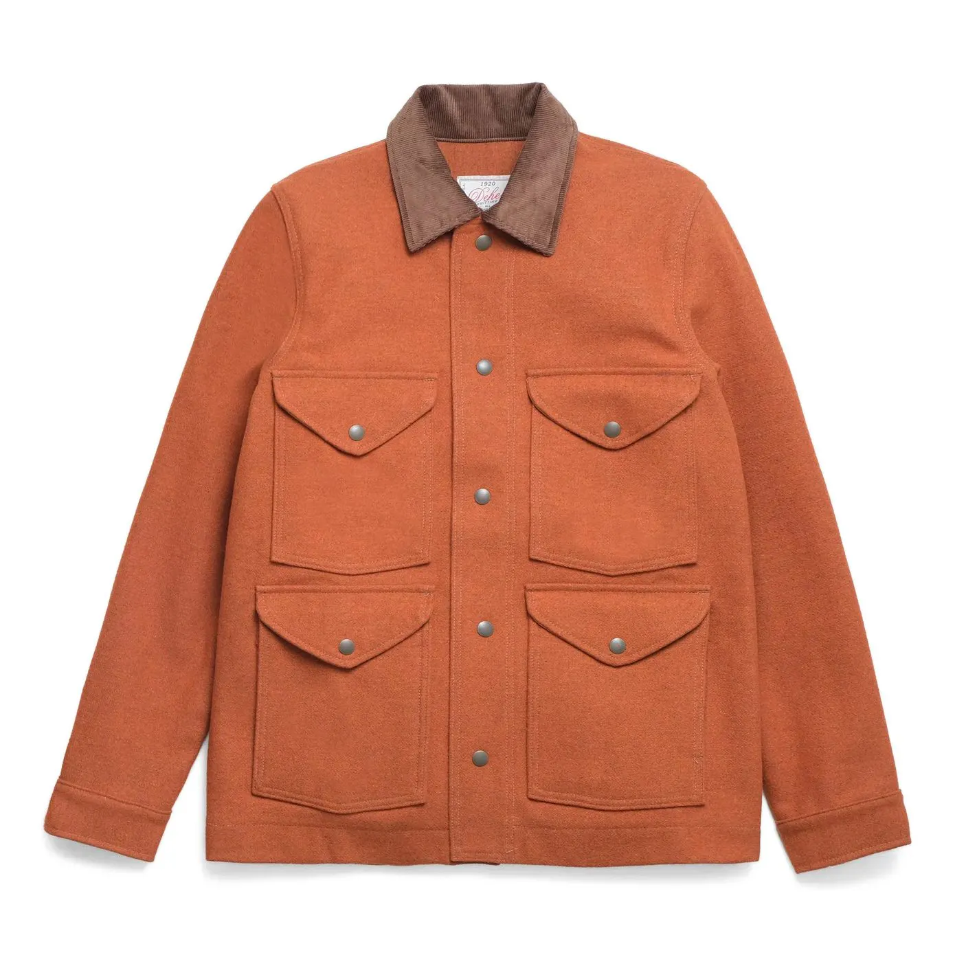 Dehen 1920 Skyline Stalwart Wool Hunting Jacket - Burnt Orange