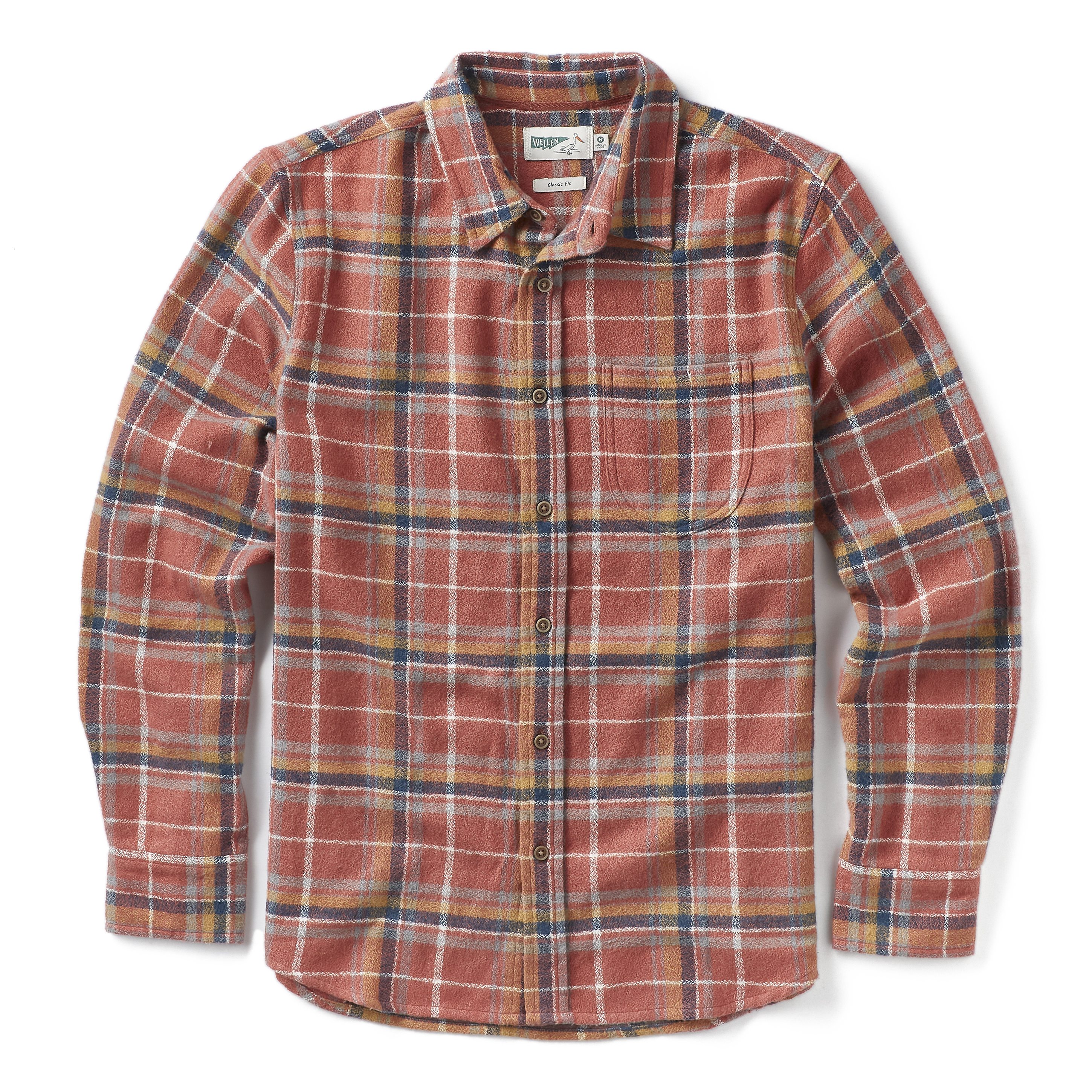 Plaid Cotton Flannel Shirt SH2135