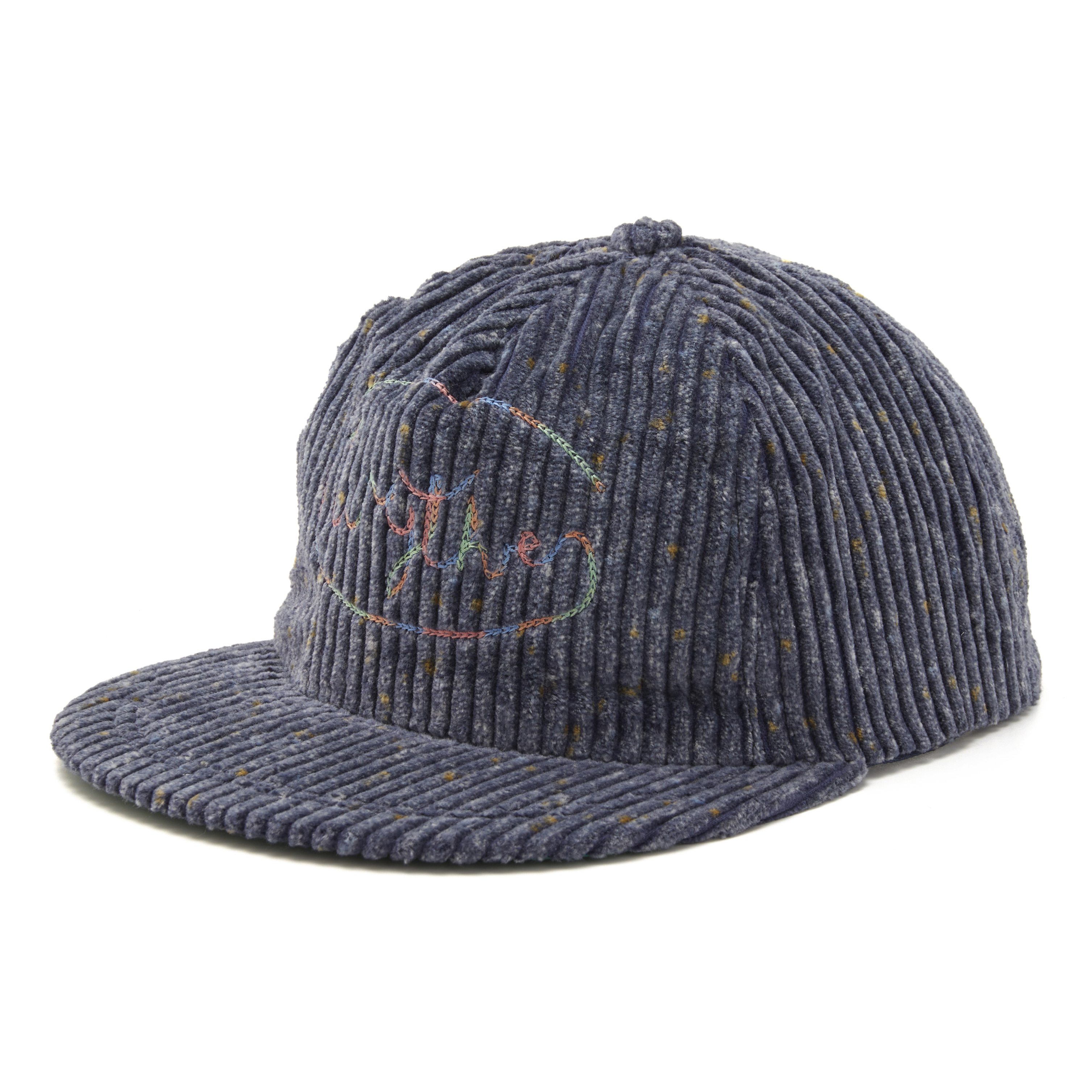 Wythe New York Donegal Corduroy Chainstitched Ranch Hat - Marine