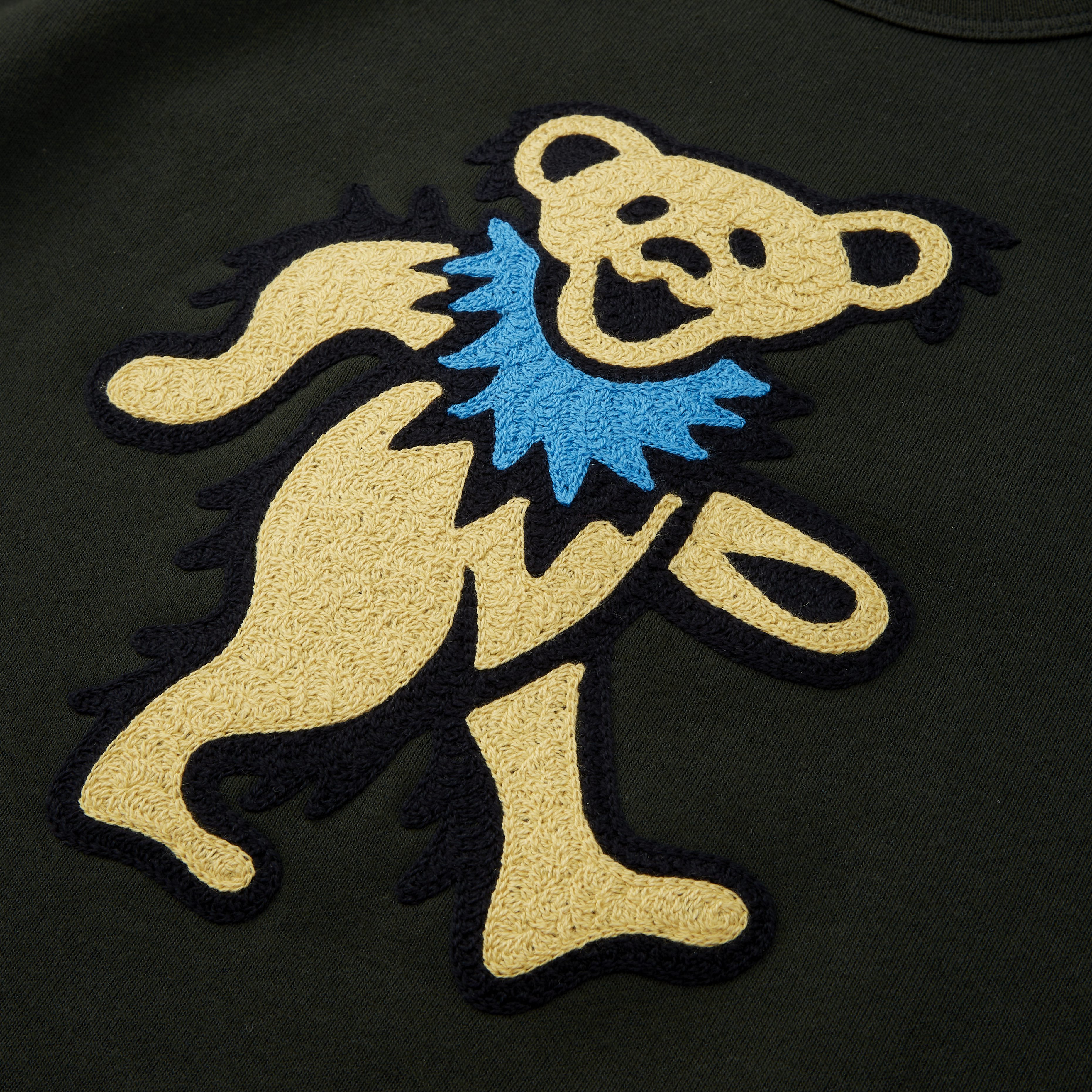 Huckberry x Grateful Dead Dancing Bear 10-Year Crewneck Sweatshirt