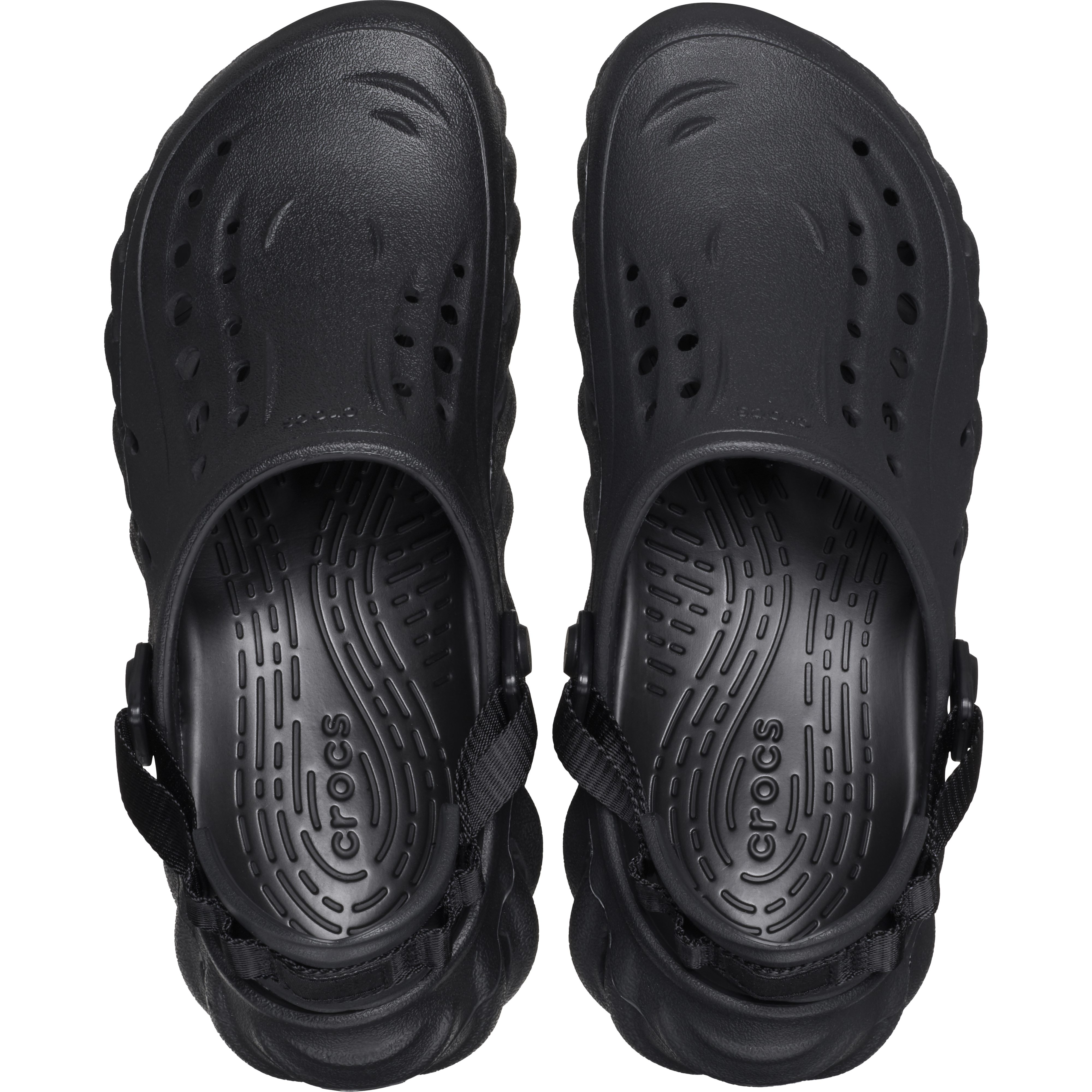 クロックス crocs Echo Clog （Black） -ファッション通販