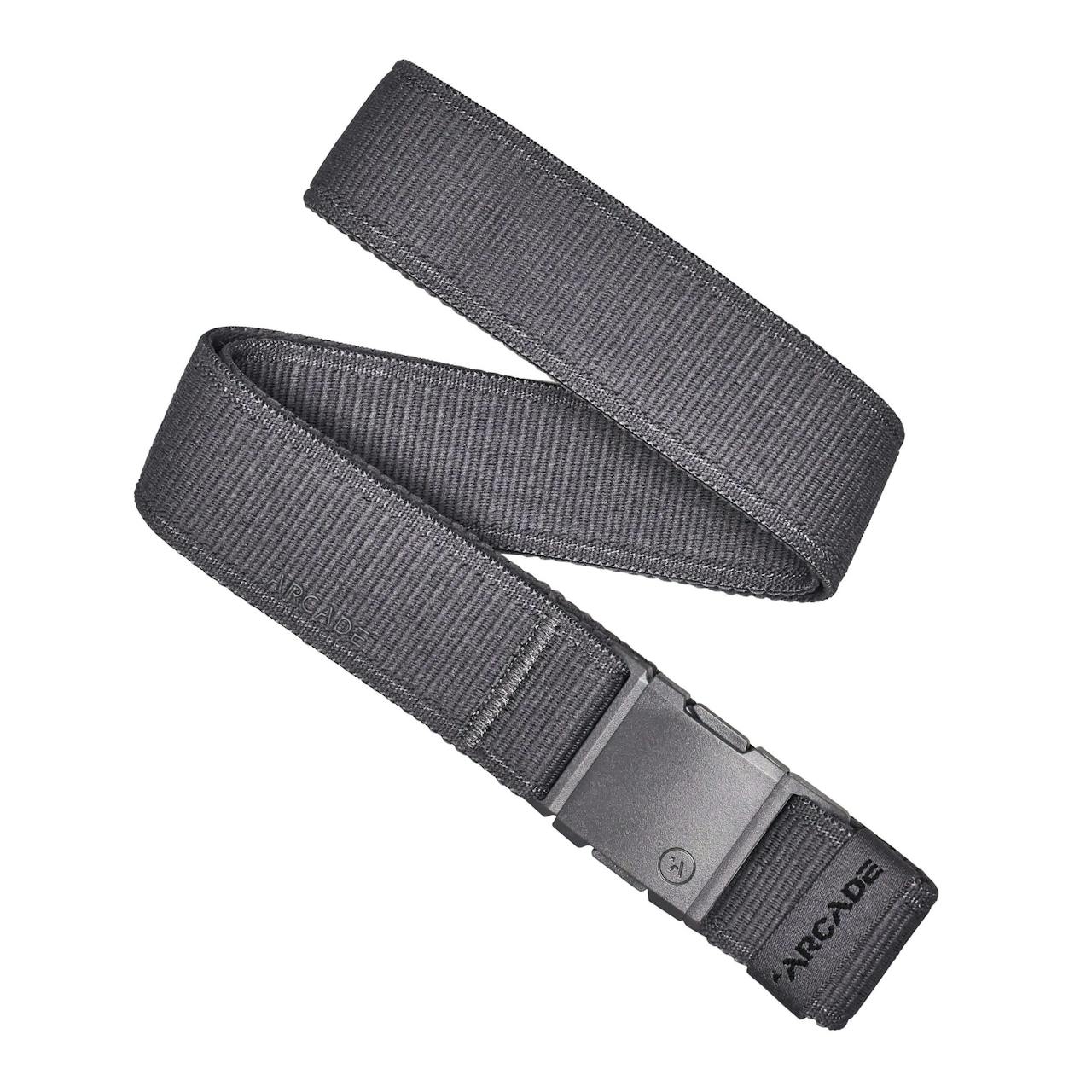 Belts | Co. Huckberry Arcade - Atlas | Charcoal Belt - Belt Performance Stretch
