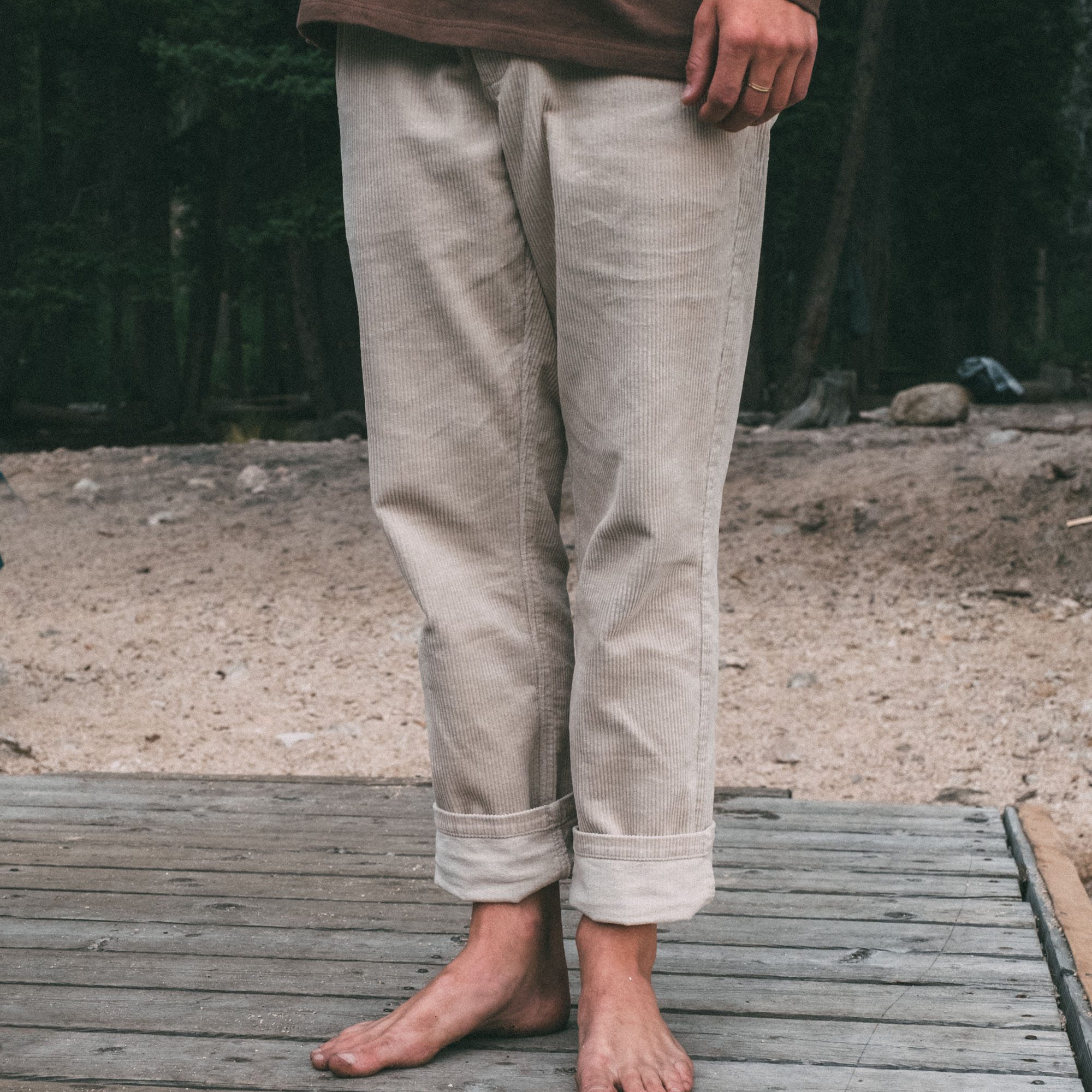 パンツ STABRIDGE CORDUROY BUYER PANTS GRIZZLY Buyer Pants 