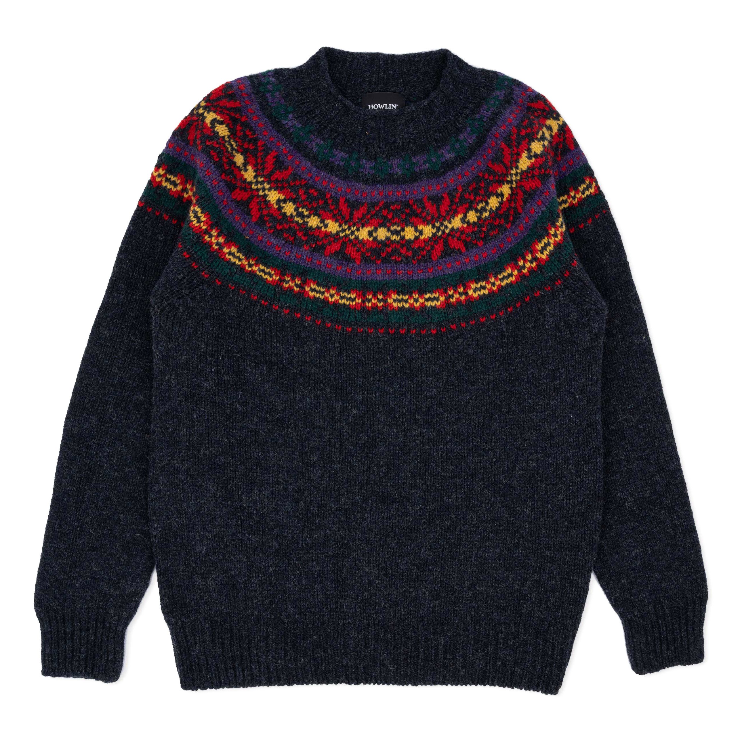 19AW kolor PATCHWORK FAIR ISLE SWEATE（Howlin Fragments of Light  