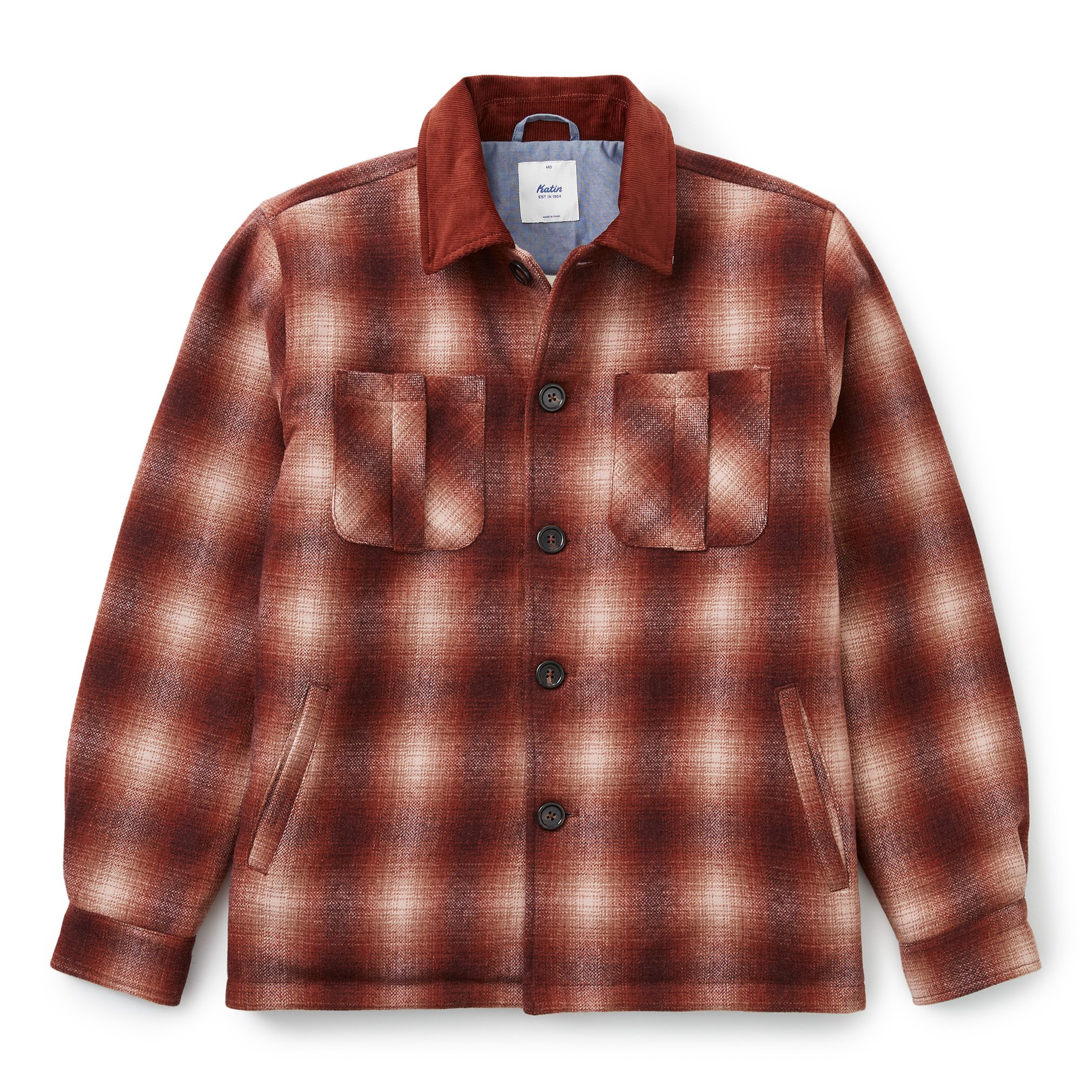 Katin Charlie Wool Blend Flannel Jacket - Rum | Jackets | Huckberry