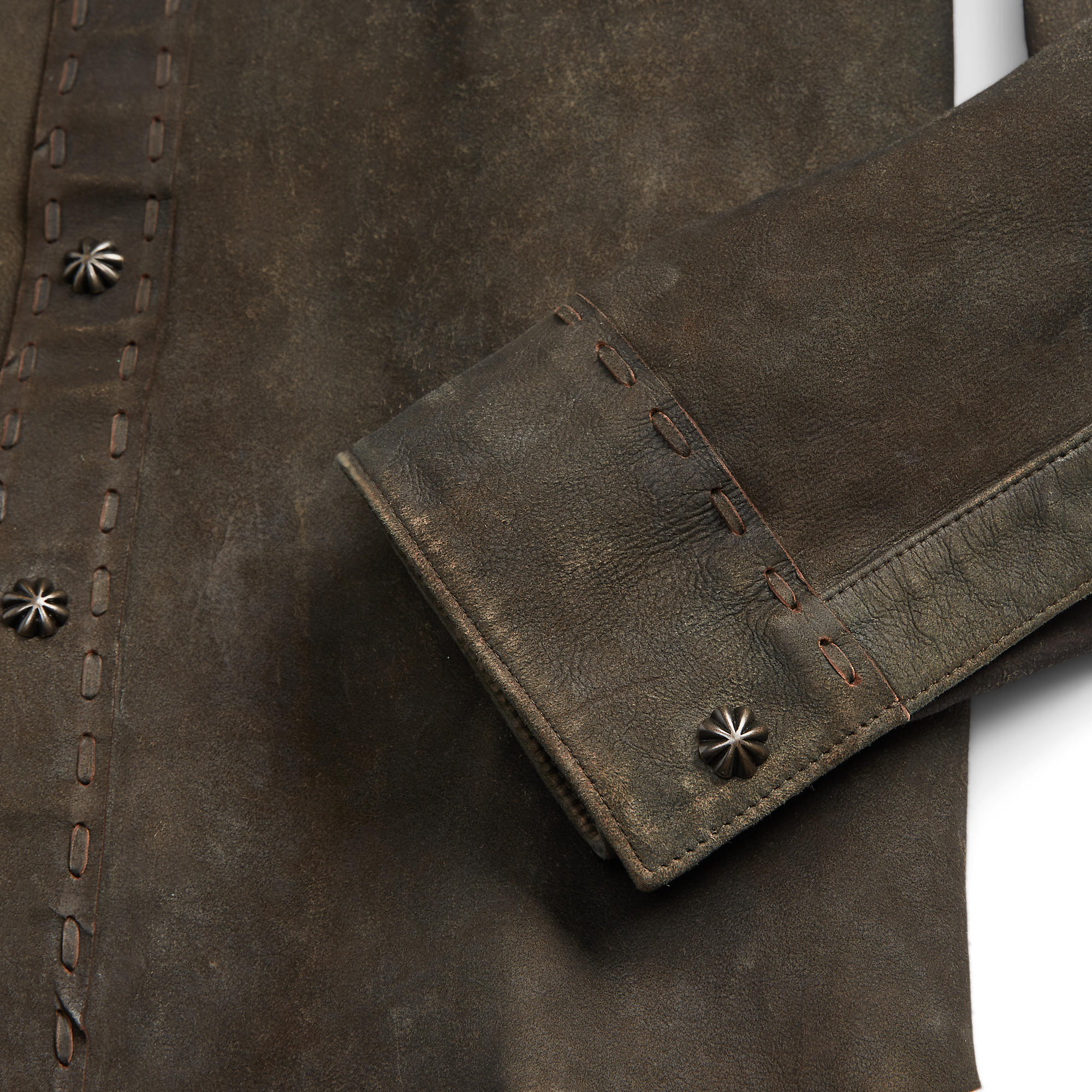 【最終価格!!!】未使用 RRL Suede Western Shirt Roughout Suede Western Shirt Jacket