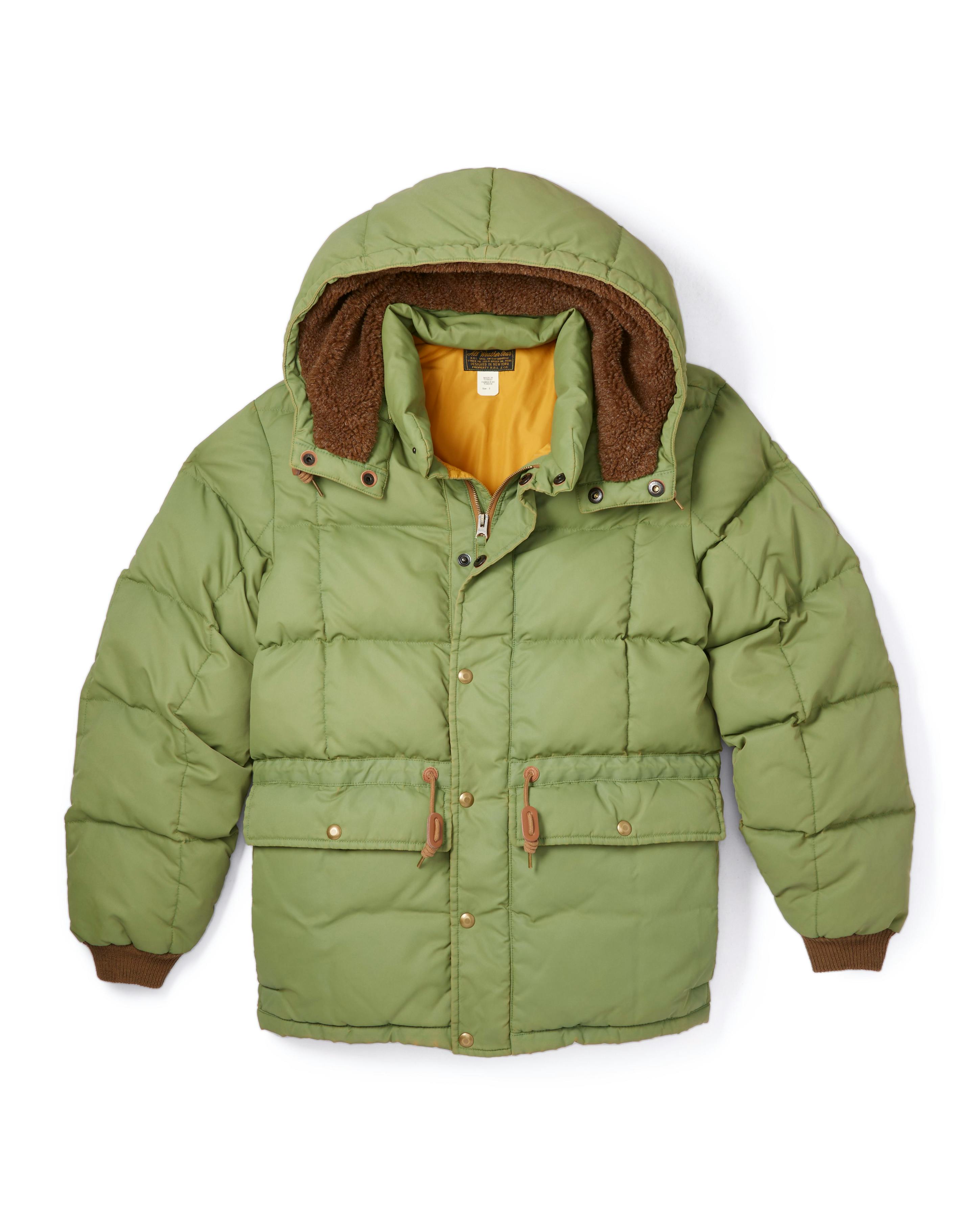 RRL Barrett Nylon/Sherpa Jacket Fir Green Insulated Jackets