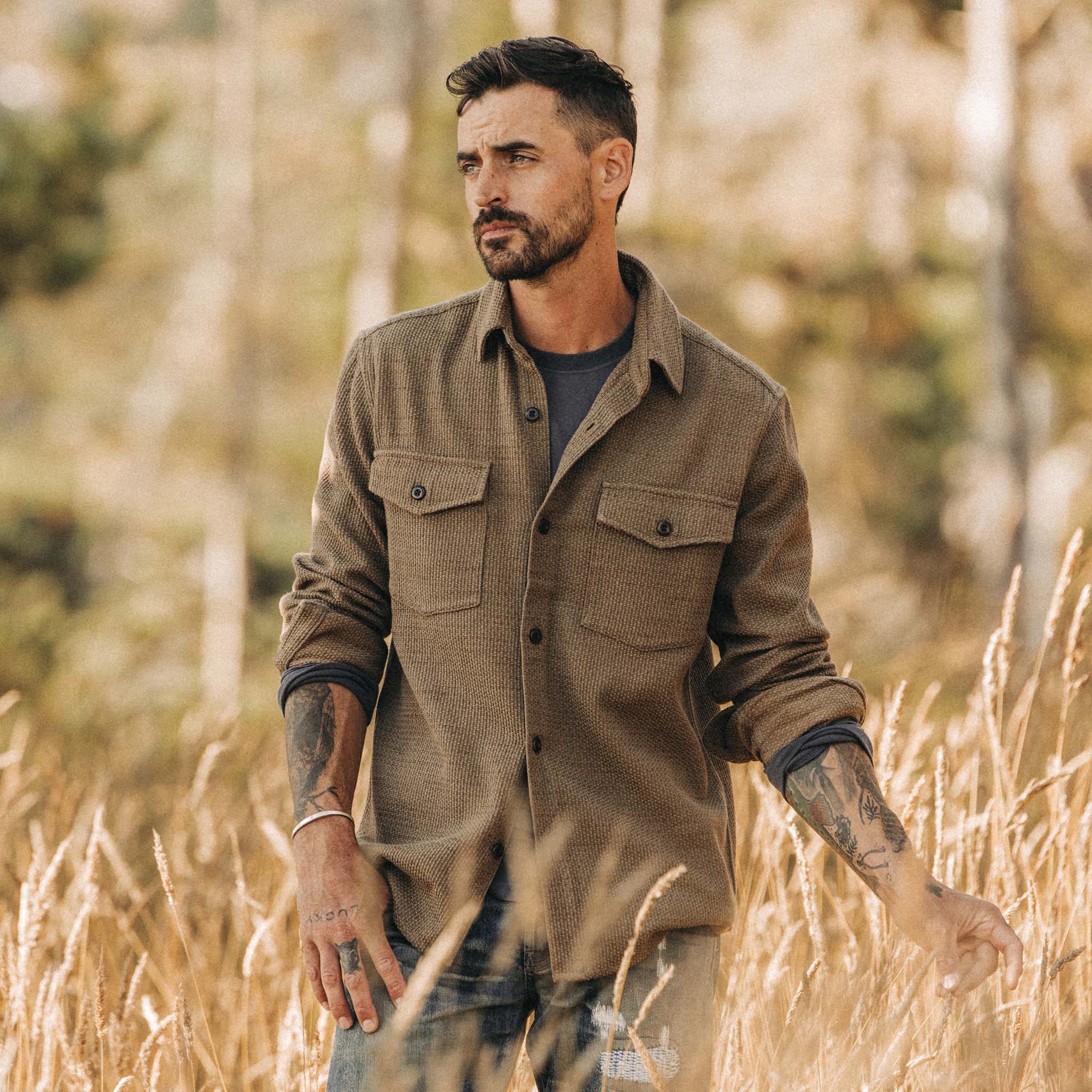 Taylor Stitch The Organic Cotton Point Shirt - Cypress | Long