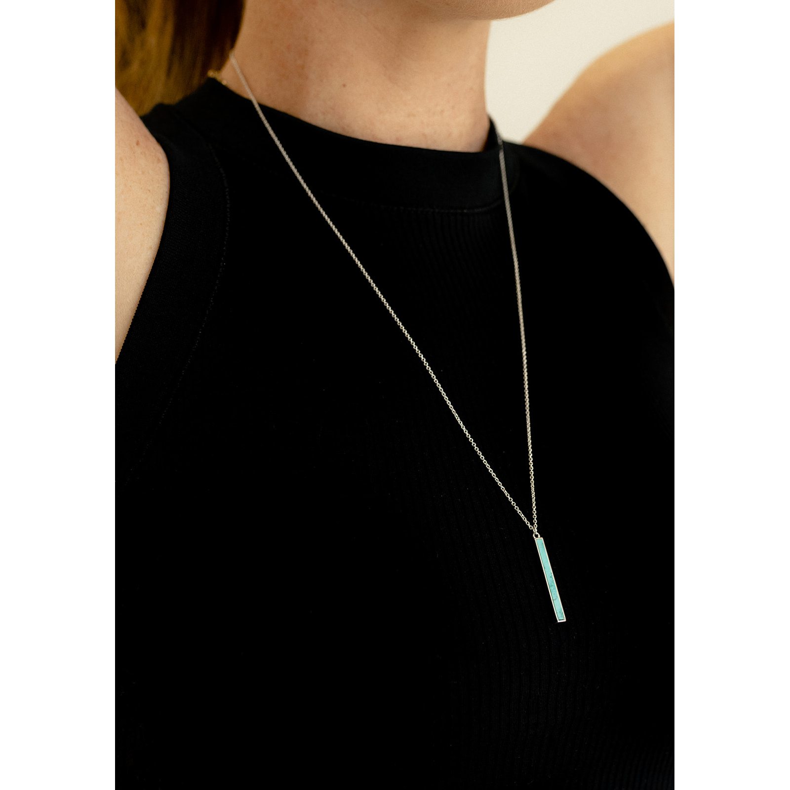 j.bee Women's Signature Turquoise Pendant - Turquoise/14K Gold