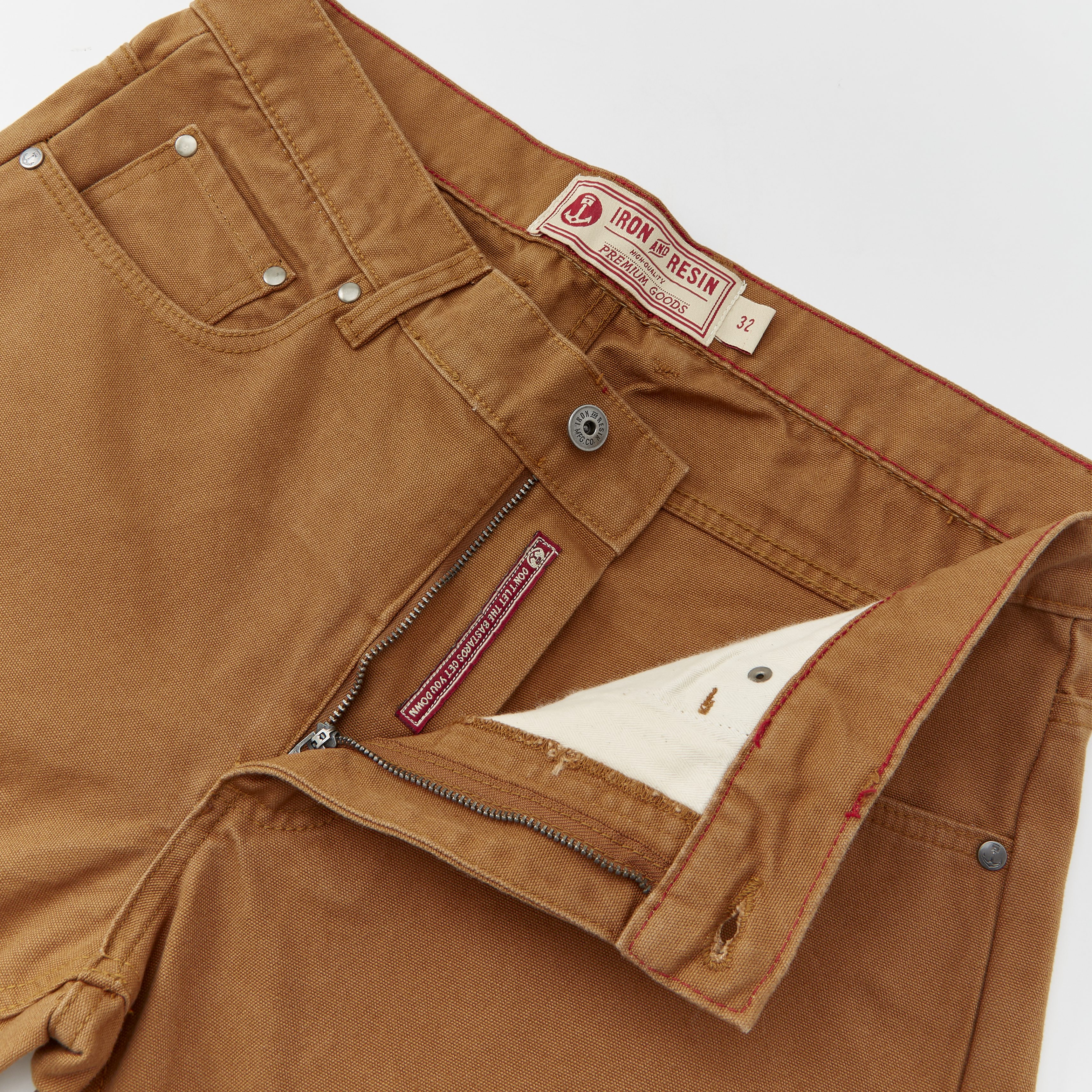 Iron and Resin Union Duck Canvas Work Pant - Union Brown | Work