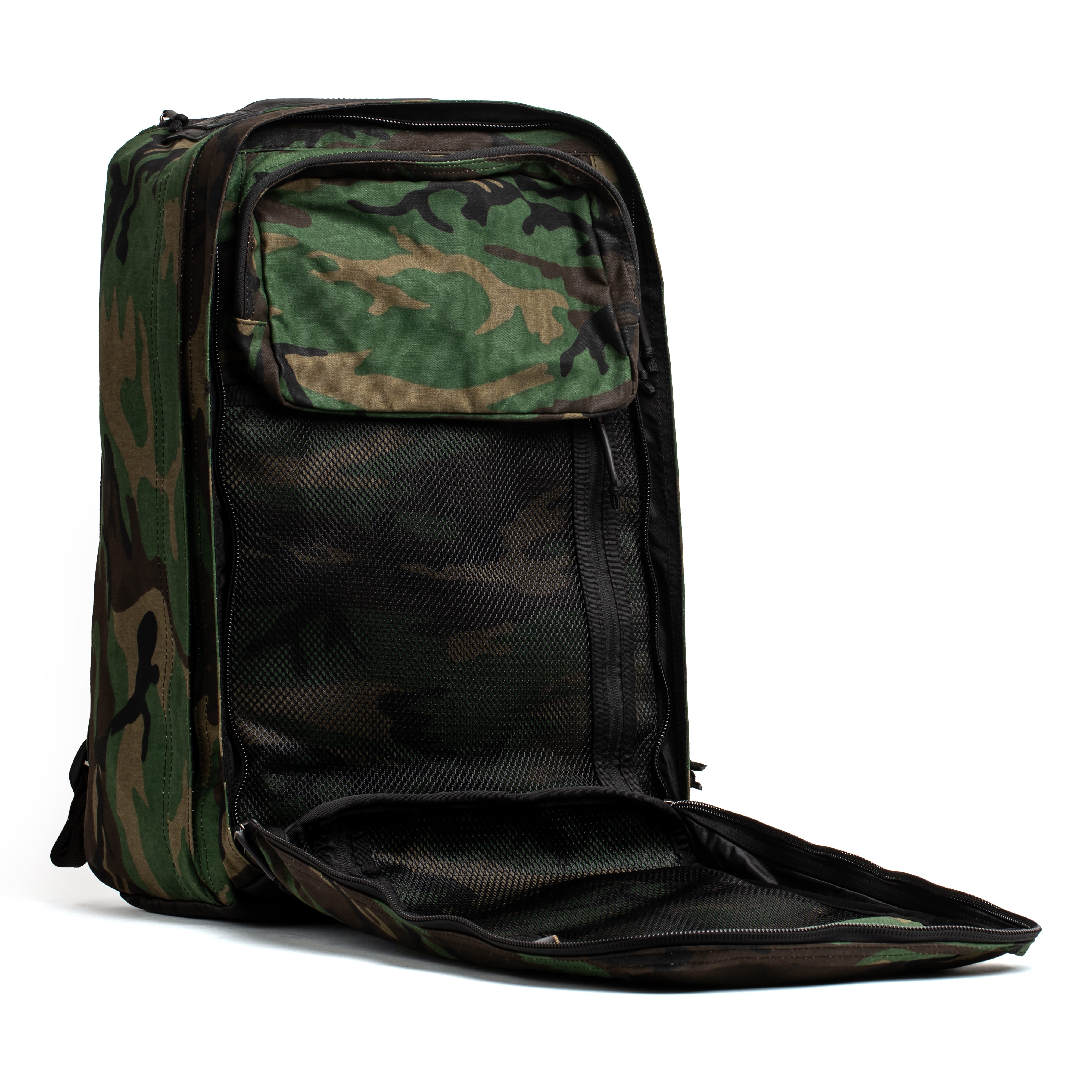 GORUCK GR2 Waxed Woodland Camo Backpack - 34L - Waxed Woodland