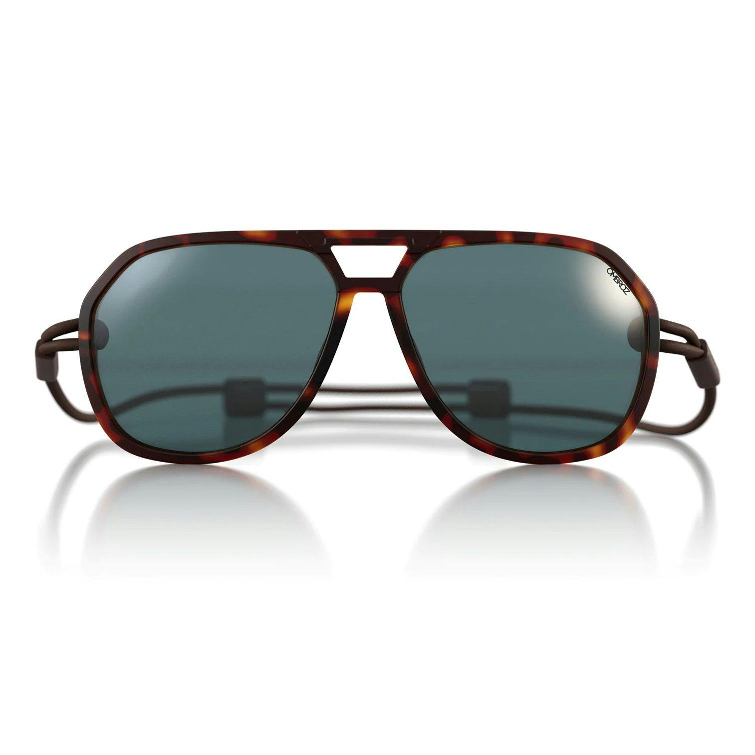 Ombraz Classic Armless Sunglasses - Tortoise/Polarized Grey