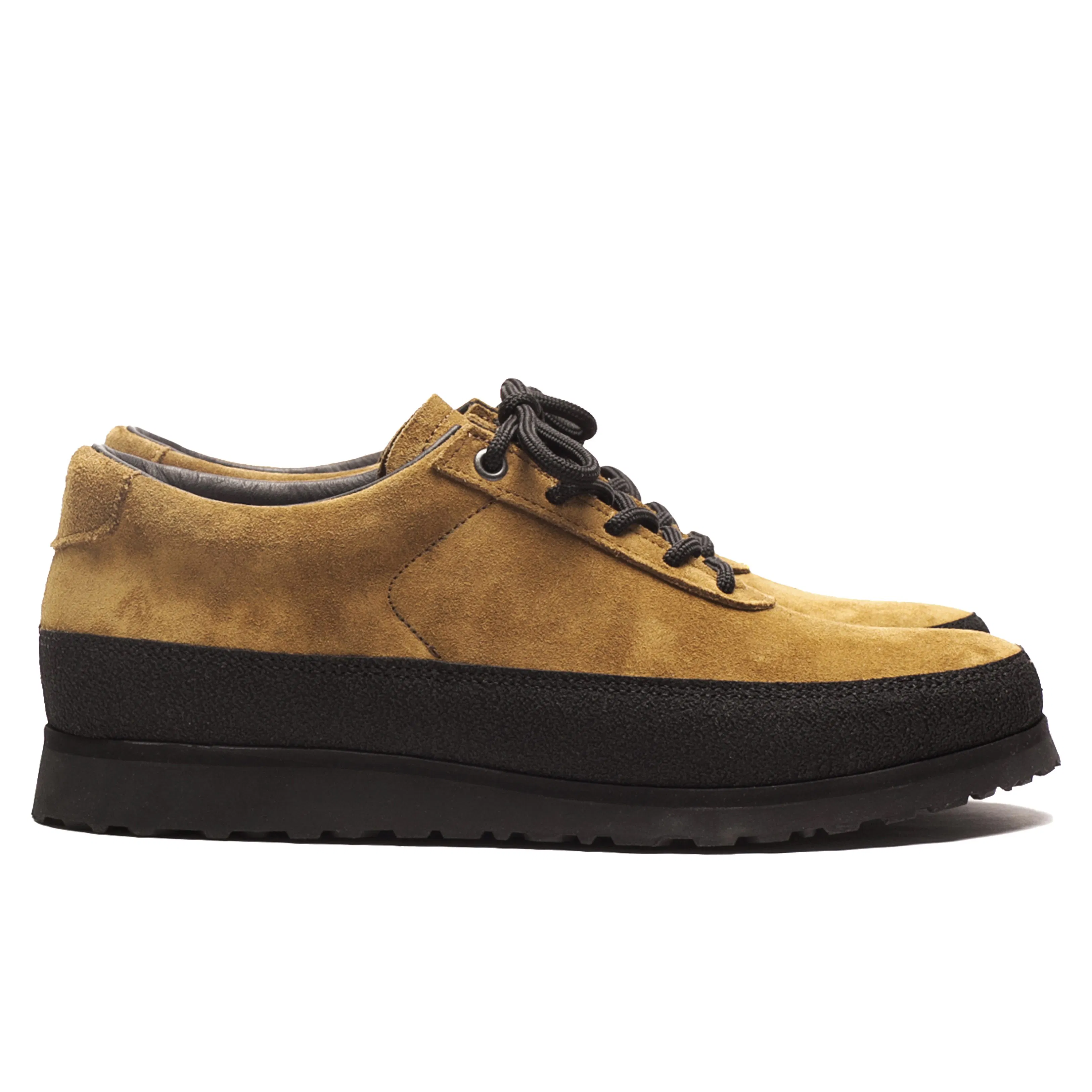 Tarvas Explorer Suede Black Sole - Ochre | Casual Sneakers | Huckberry