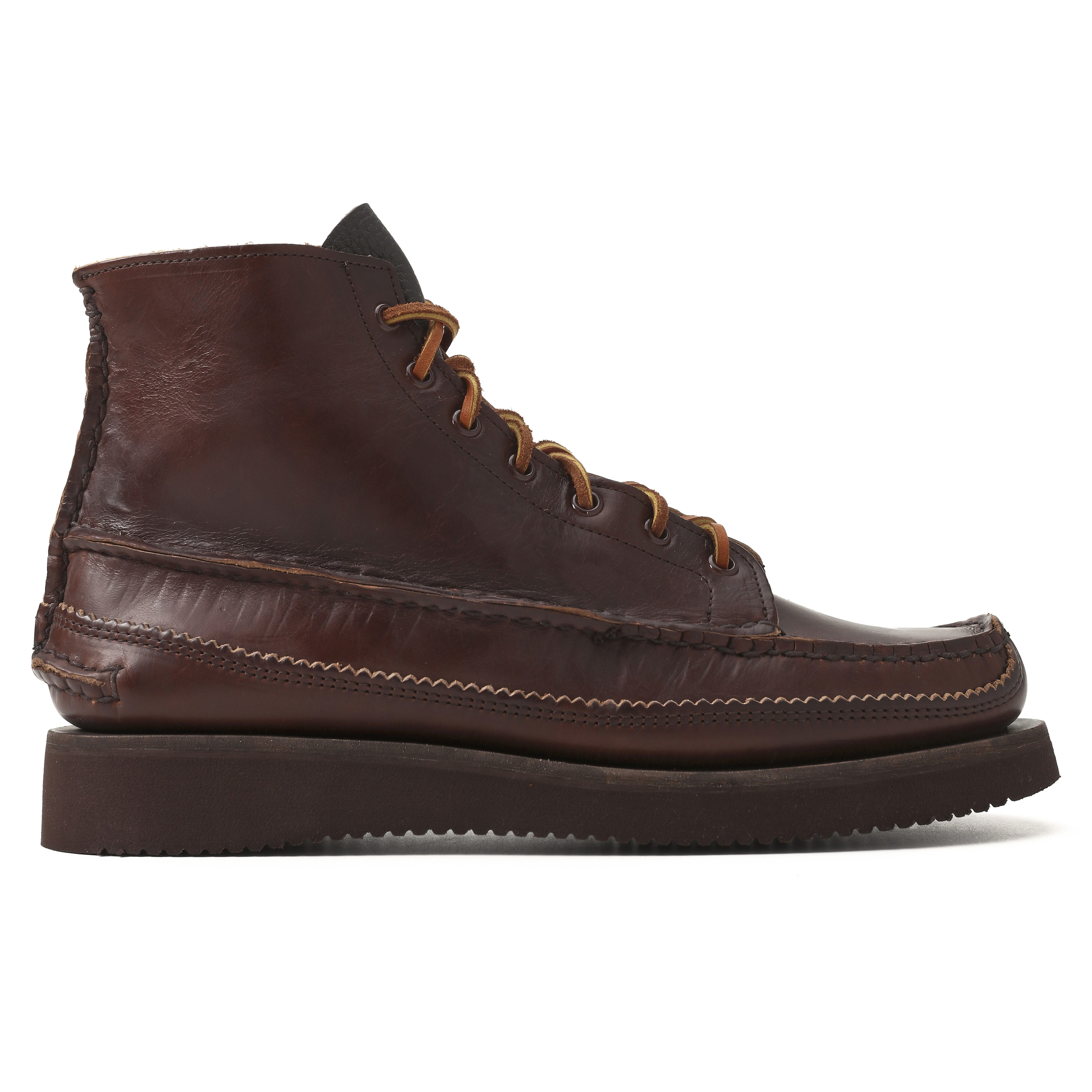 Yuketen Handsewn Maine Guide DB Lace to Toe Boots - G Brown