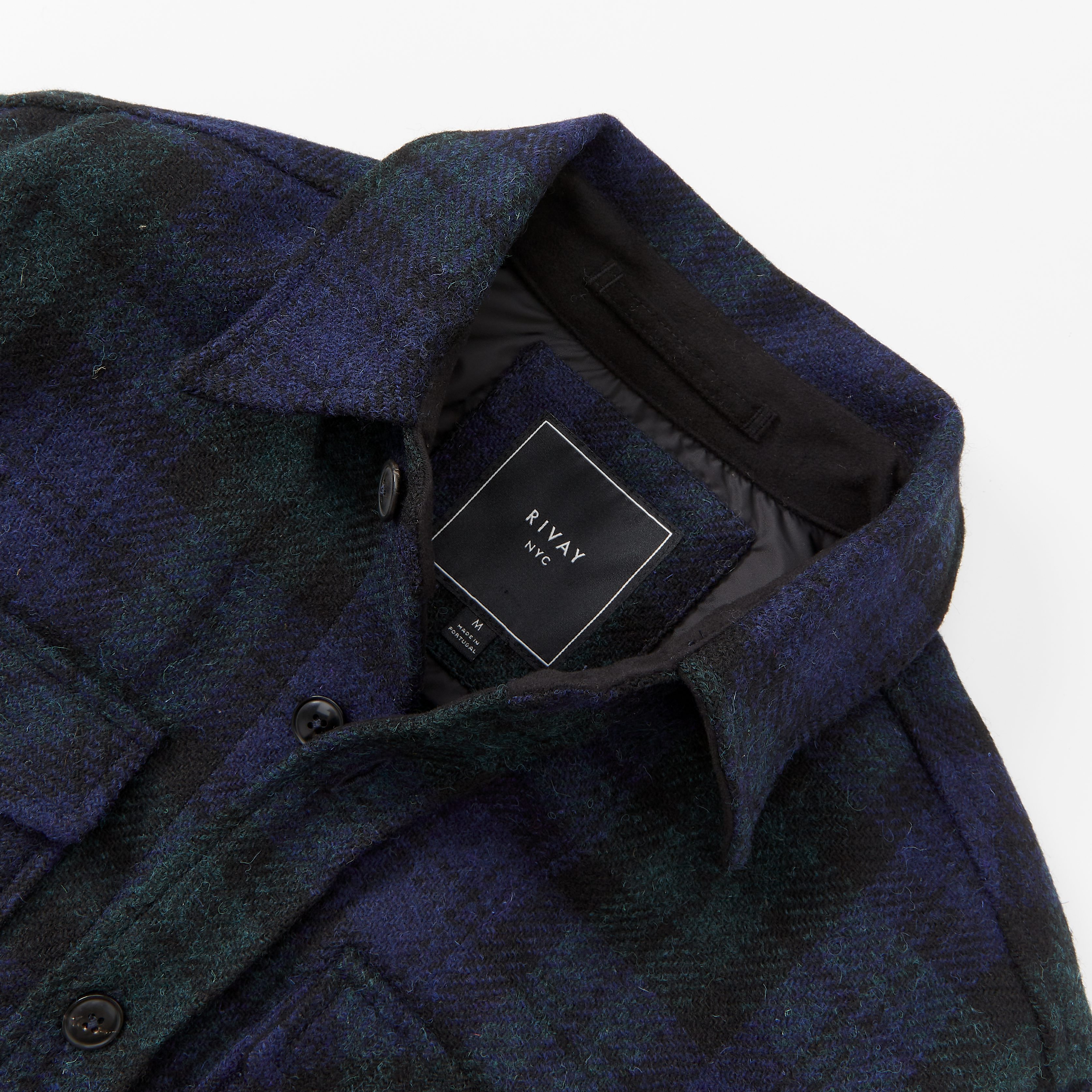 ジャケット・アウター WIND AND SEA SHAGGY PLAID CPO SHIRT JKT VTG 70s Plaid CPO Shirt Jacket Small Anchor Buttons Grunge