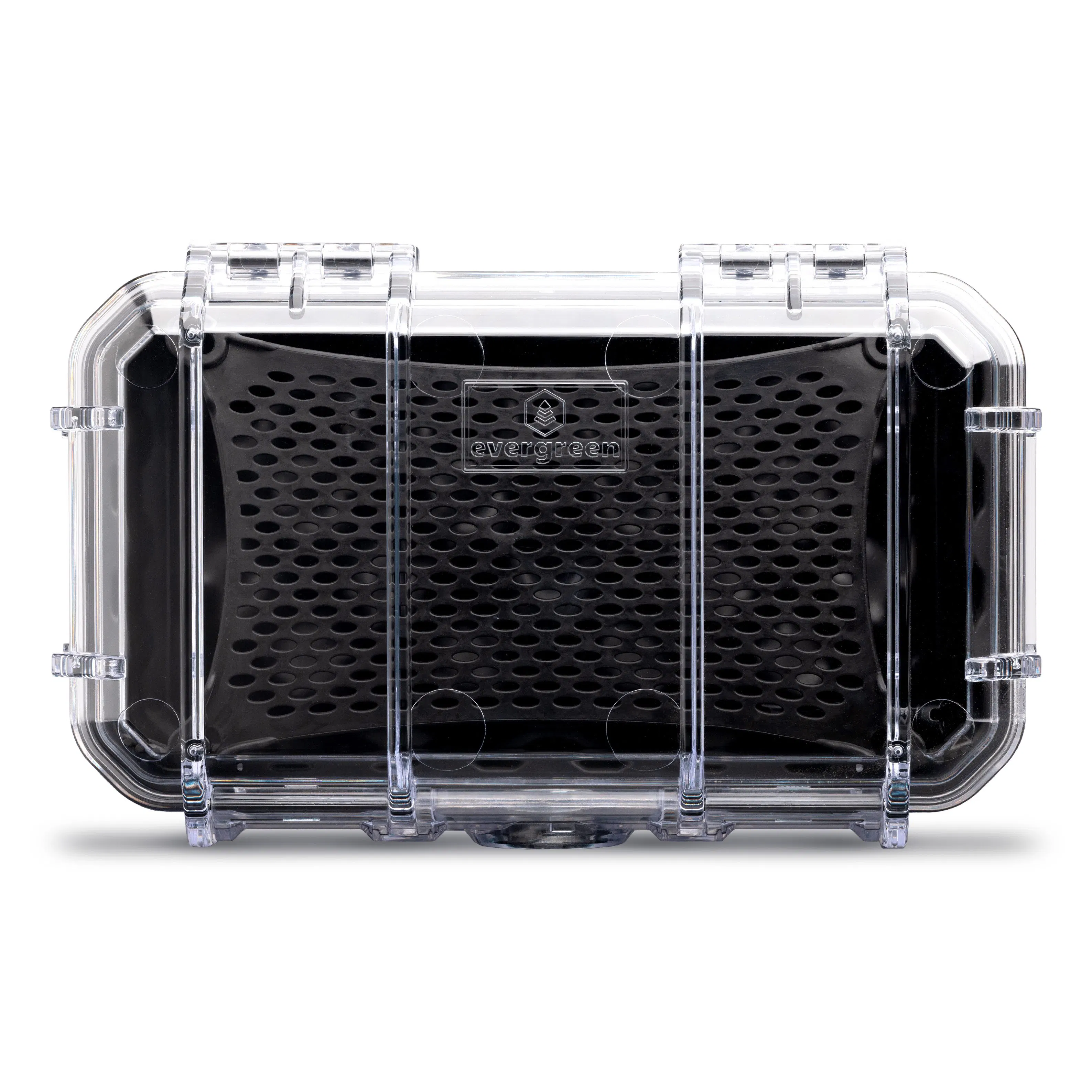 Evergreen Cases Seahorse 56 EDC Dry Box - Clear / Rubber Insert