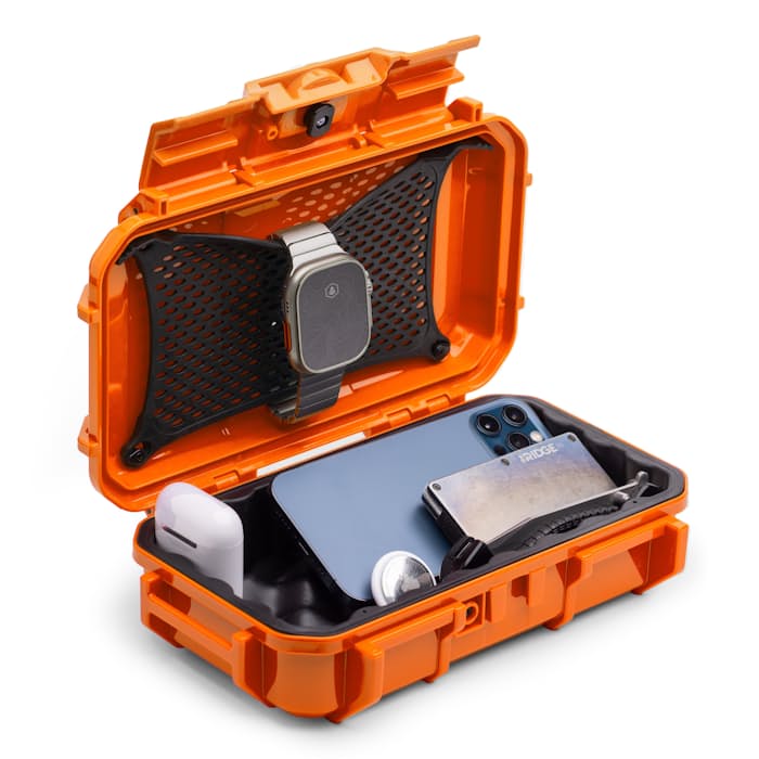 Evergreen 56 Micro Waterproof Camera Case w/ Rubber Insert - Orange