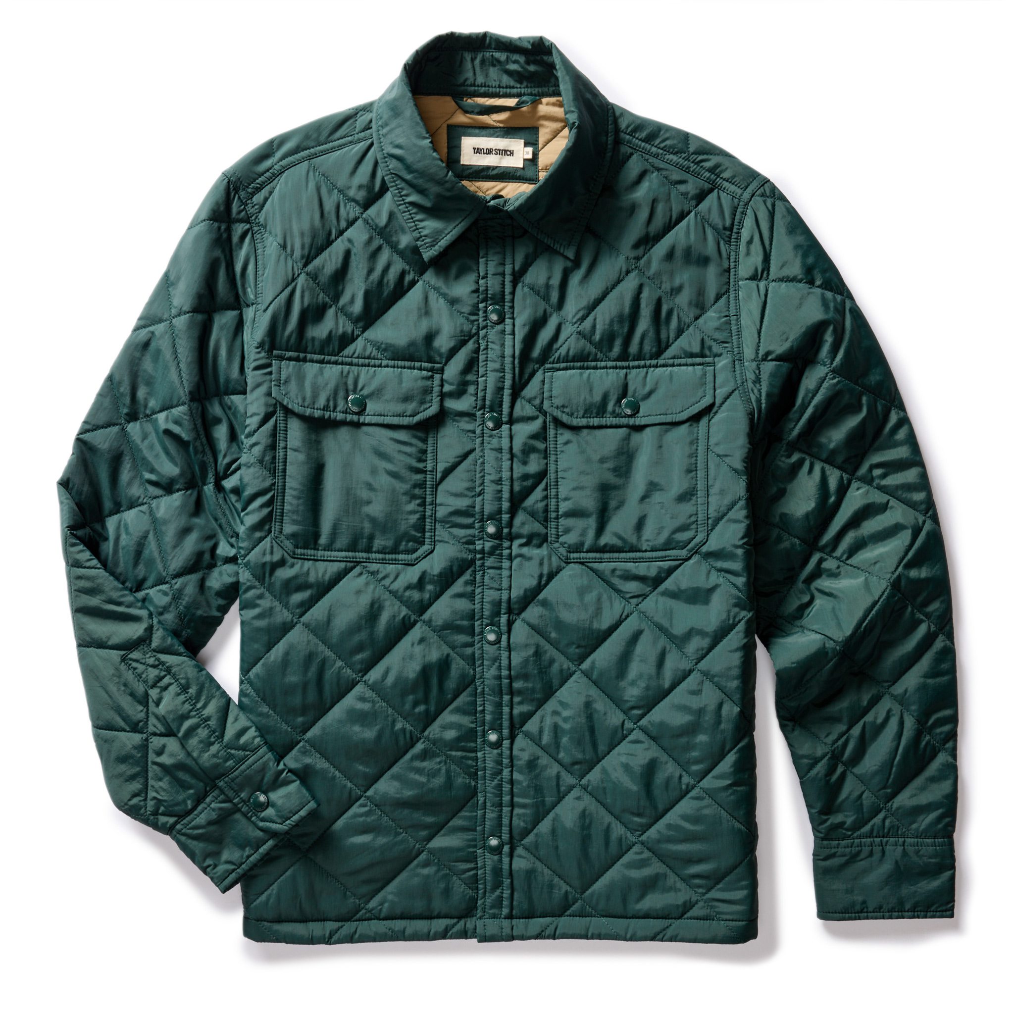 Taylor Stitch The Miller Insulated Shirt Jacket - Conifer | Shirt