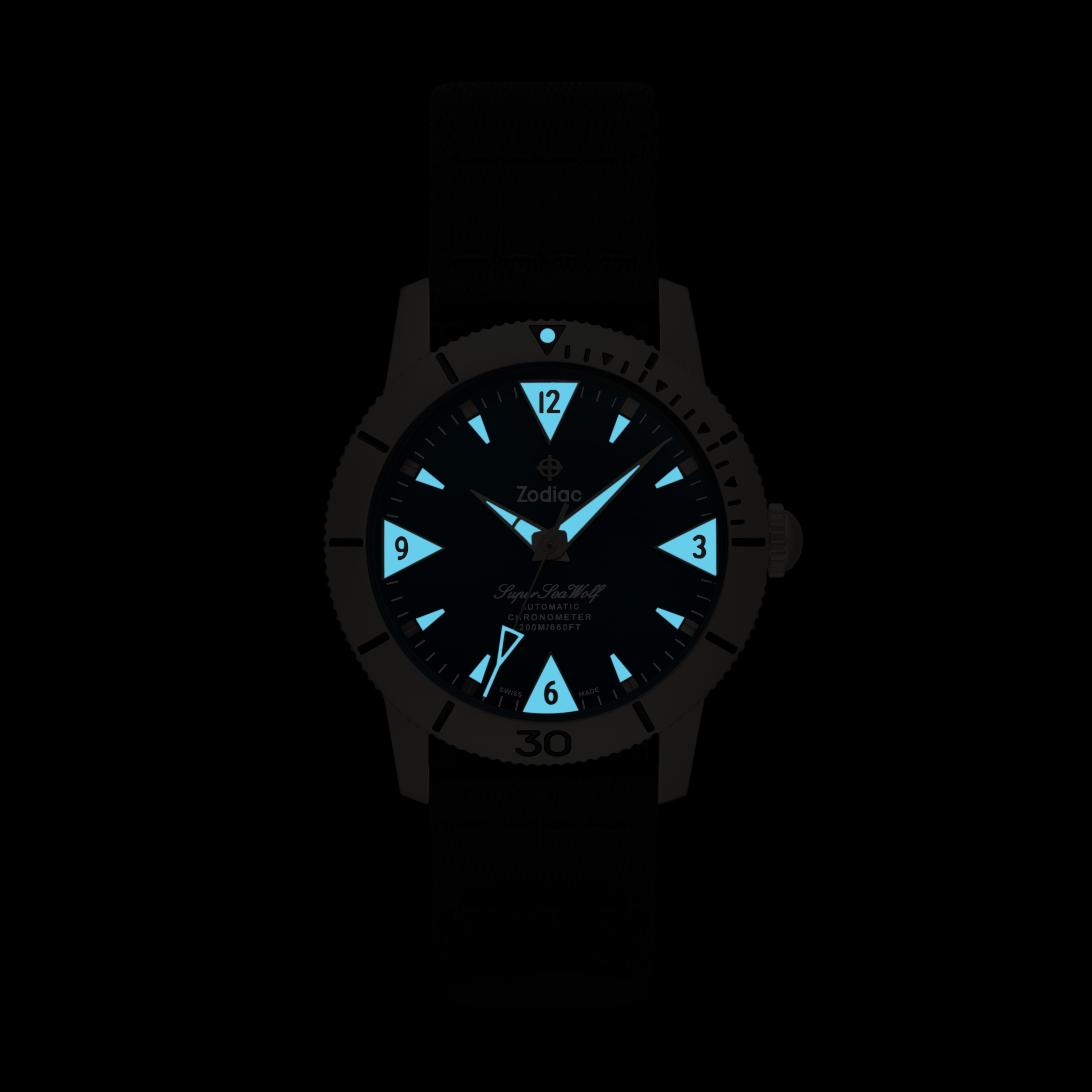 Zodiac Huckberry x Zodiac Titanium Super Sea Wolf Dive Watch