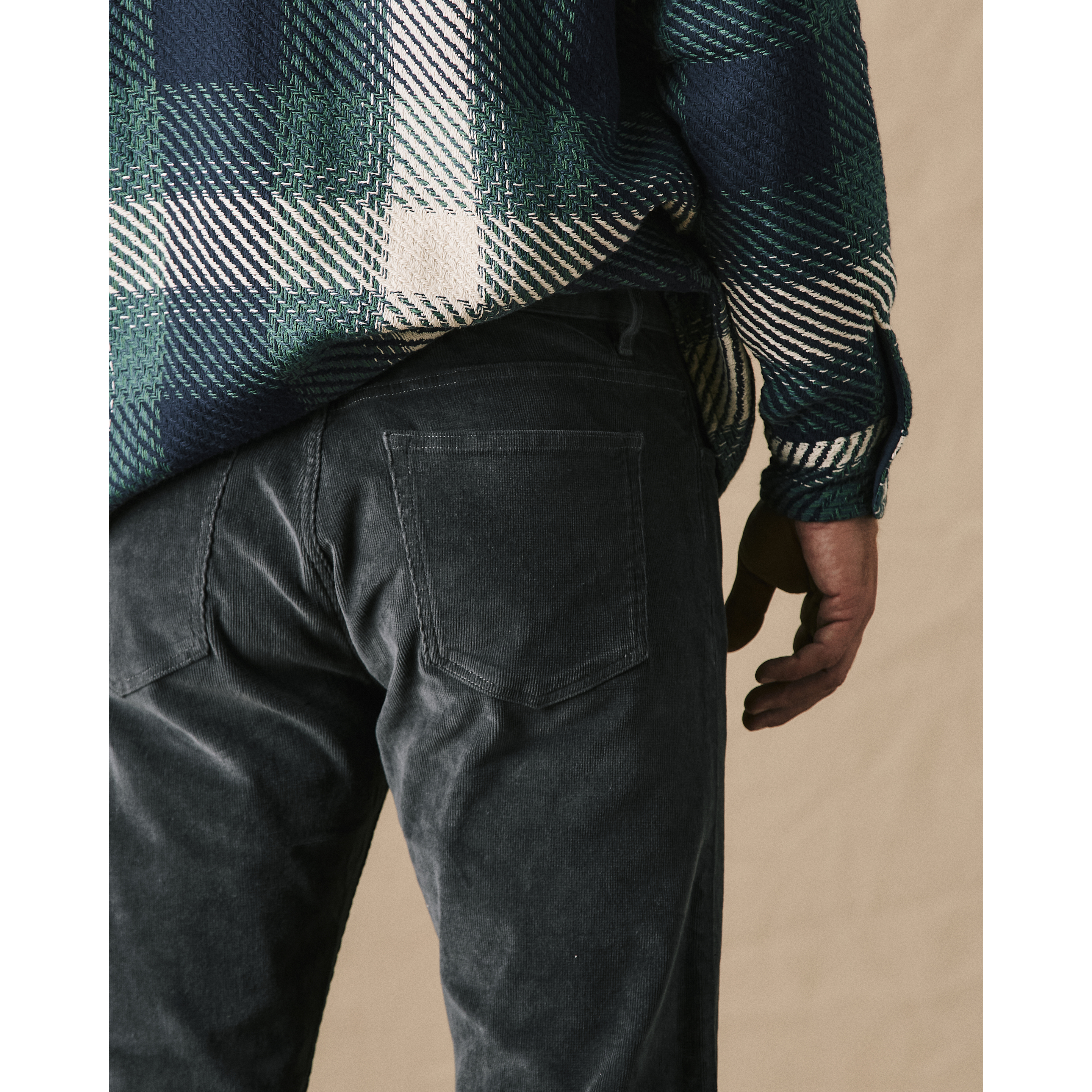 Flint and Tinder 365 Corduroy Pant - HB Slim - Charcoal | 5 Pocket
