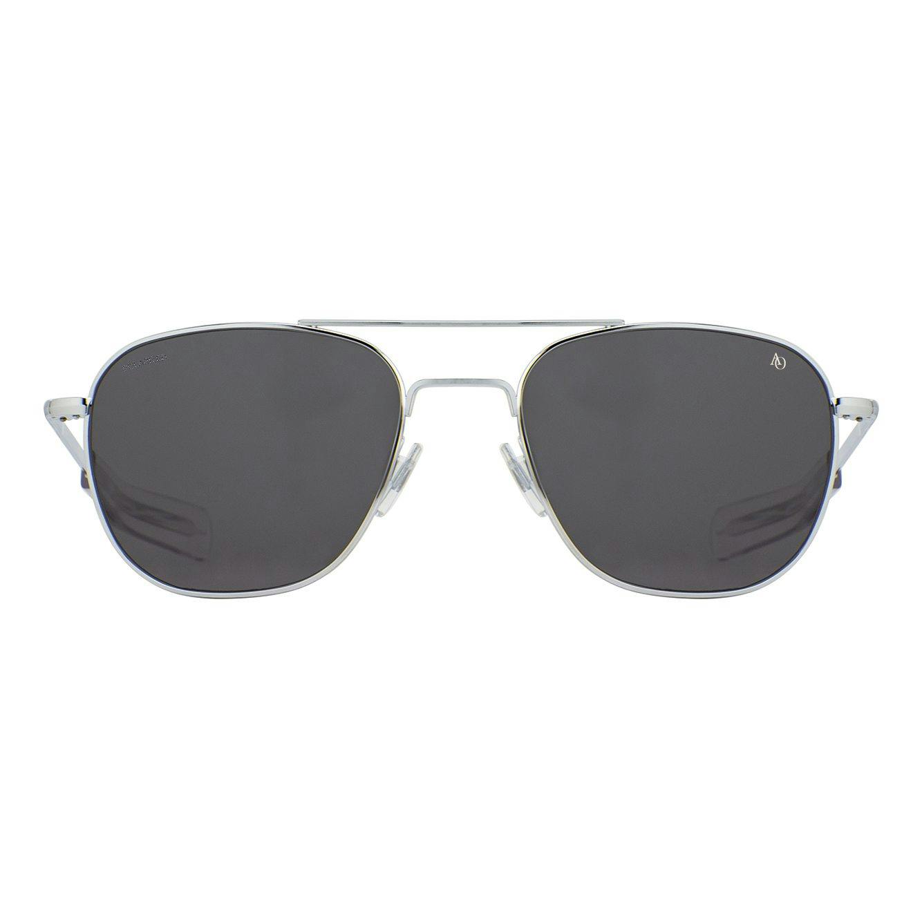 American Optical Original Pilot - Silver/Polarized Nylon Grey, Sunglasses