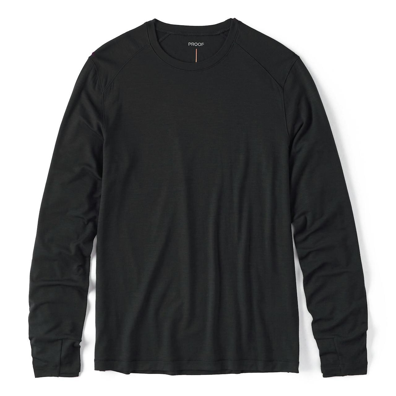 Proof 72-Hour Merino UPF Long Sleeve T-Shirt - Stone Black, T-Shirts