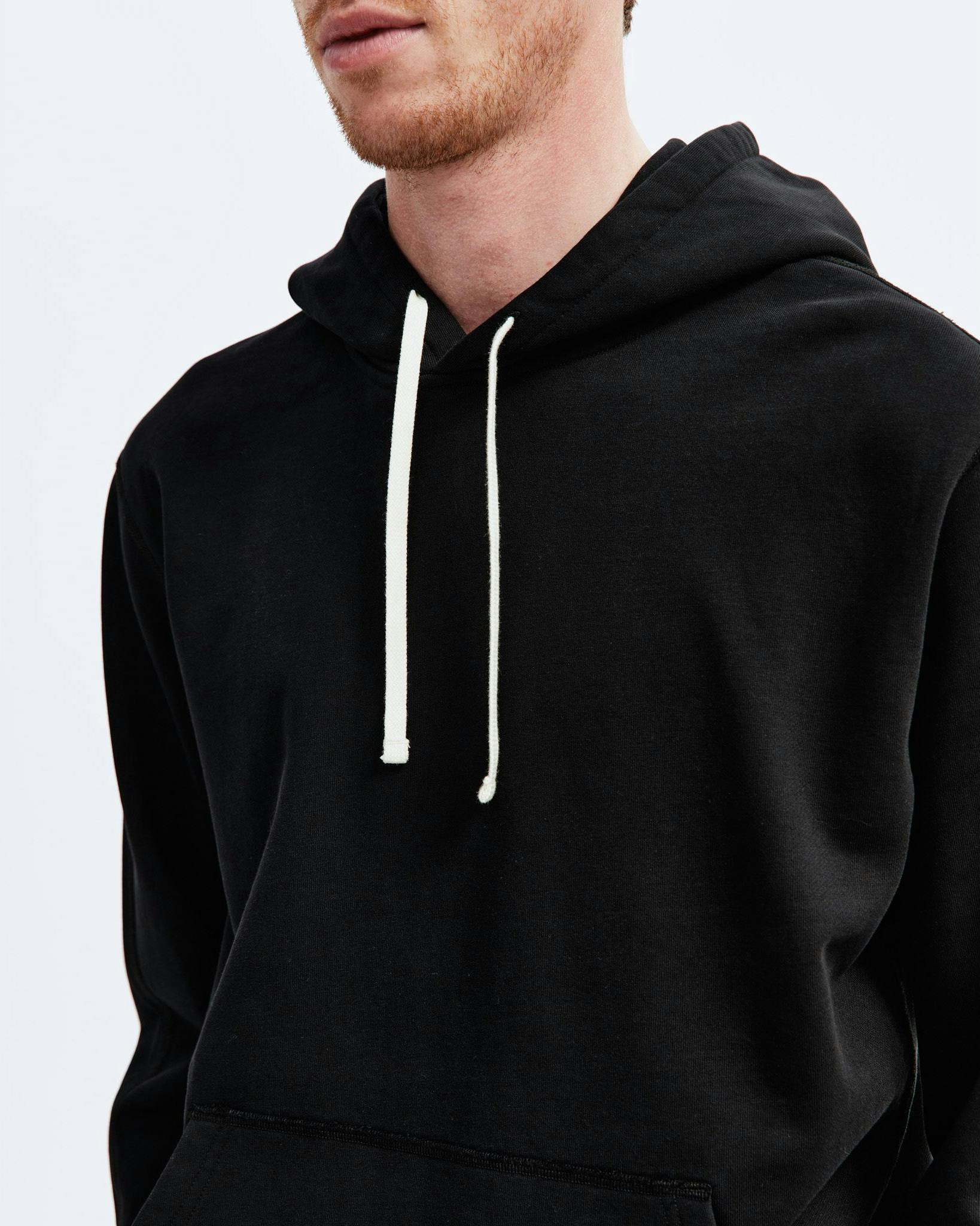 Cropped Zip Up Hoodie In Classic Terry