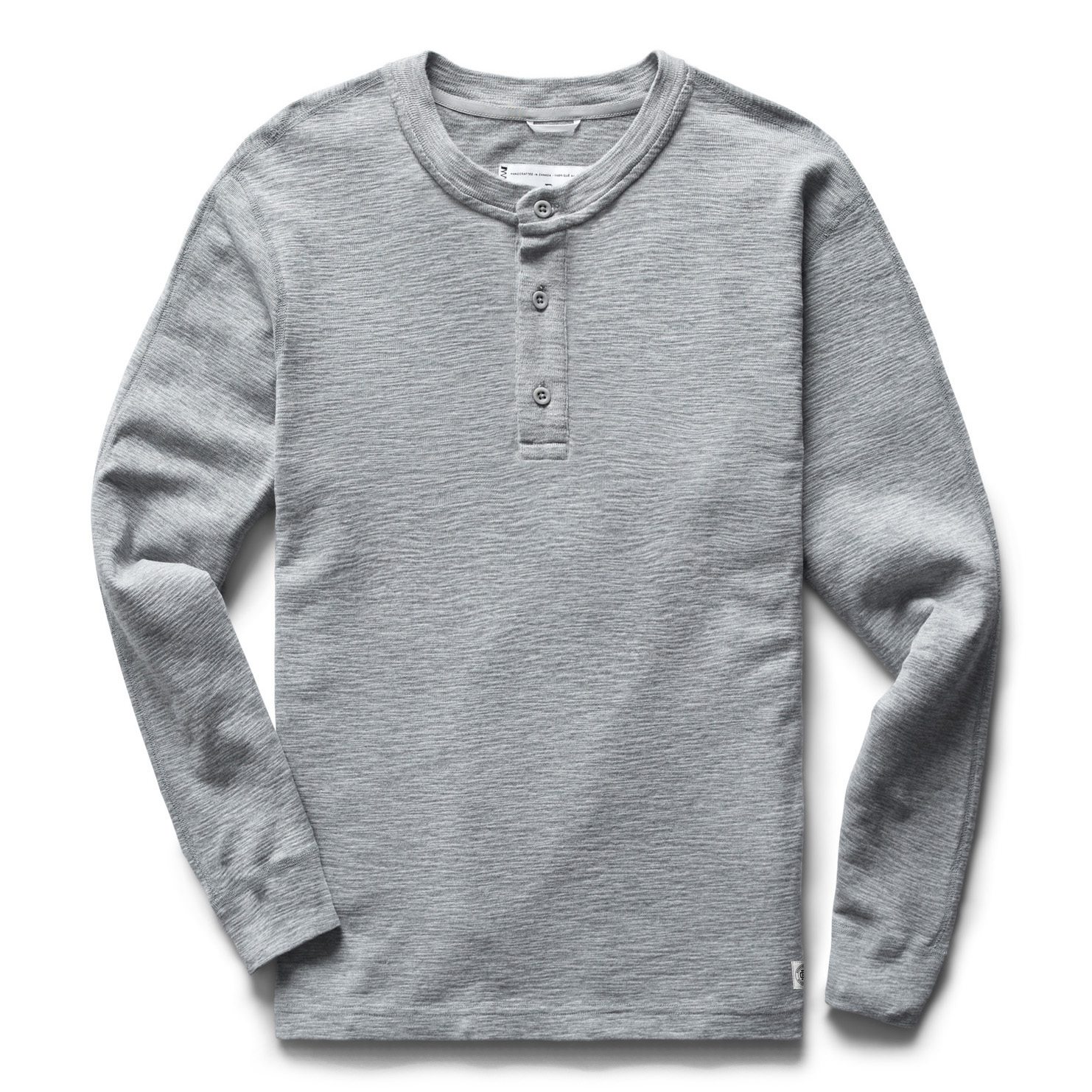 BO long sleeve henley - Regenerative Organic Certified