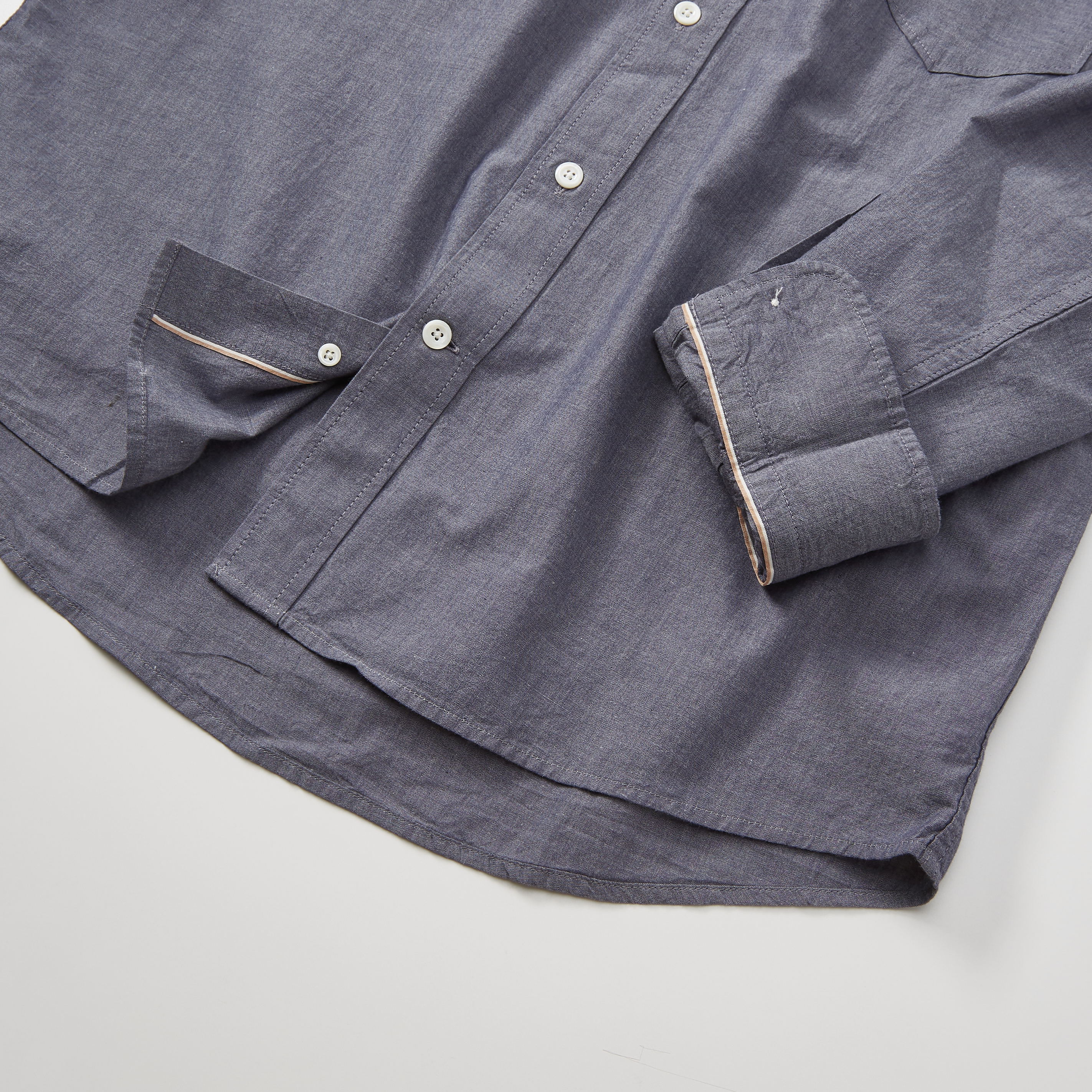 Billy Reid MSL Pocket Shirt Blue Long Sleeve Shirts Huckberry