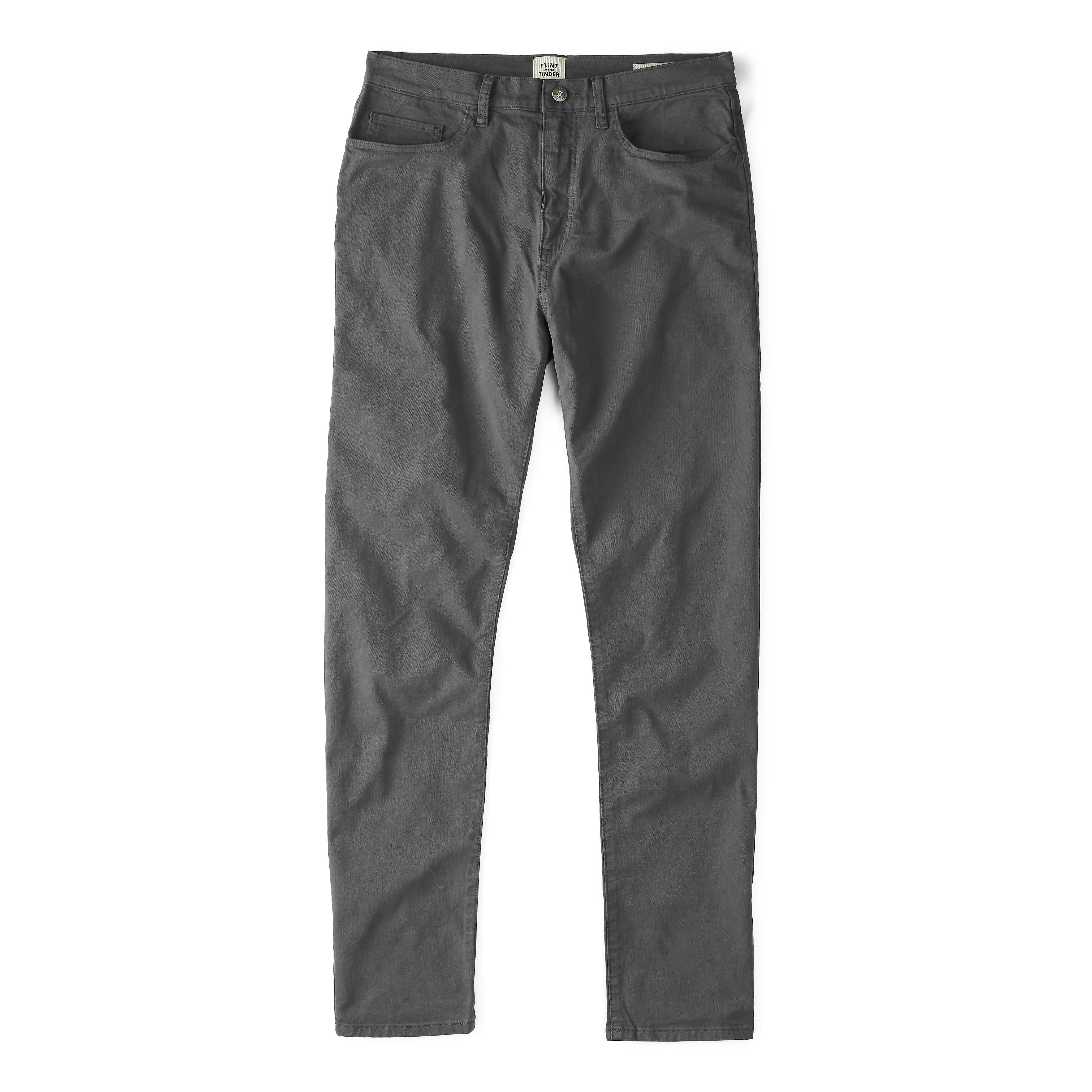 Flint and Tinder 365 5-Pocket Pant HB Slim Charcoal Pocket