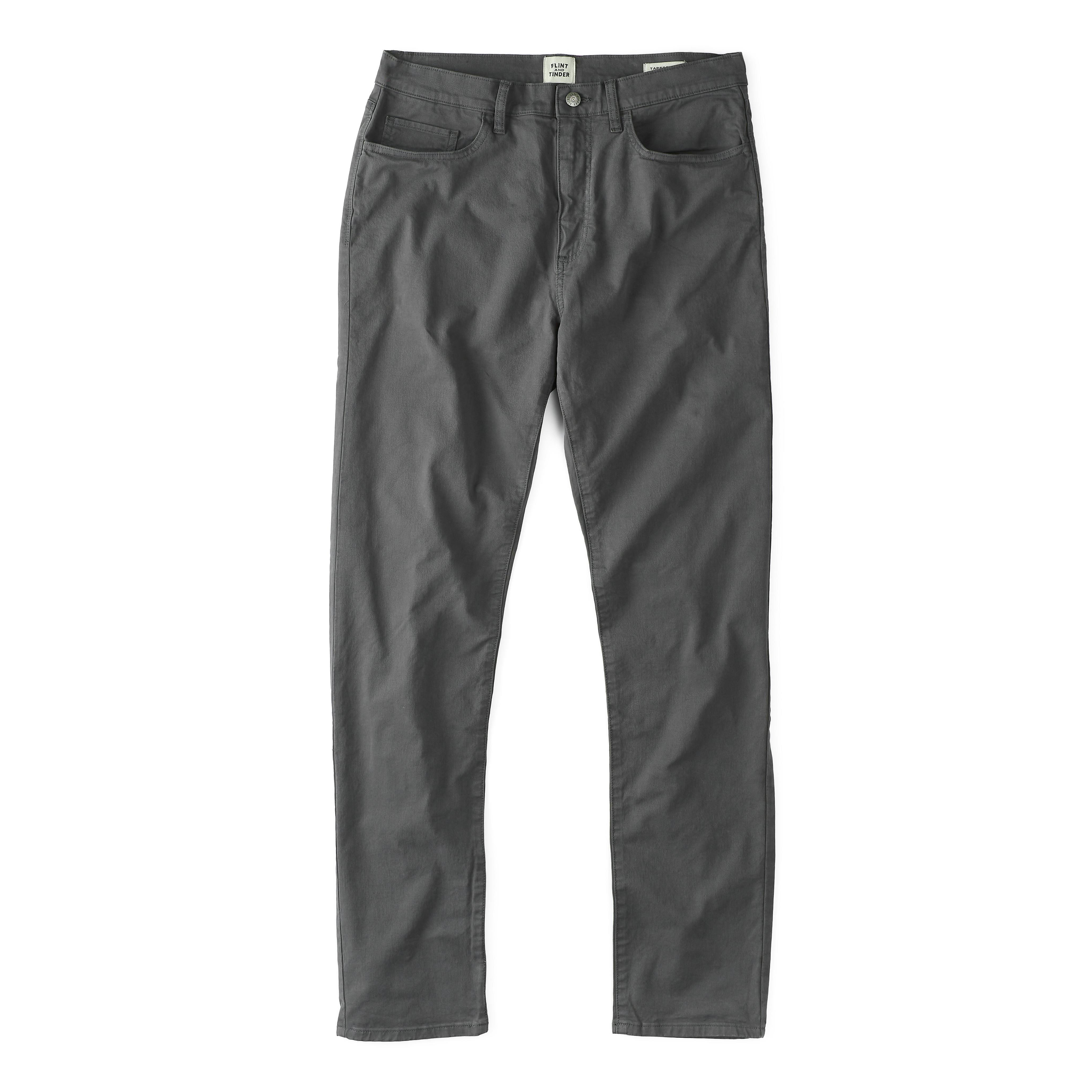 Flint and Tinder 365 Pant - Athletic Tapered - Charcoal, Casual Pants