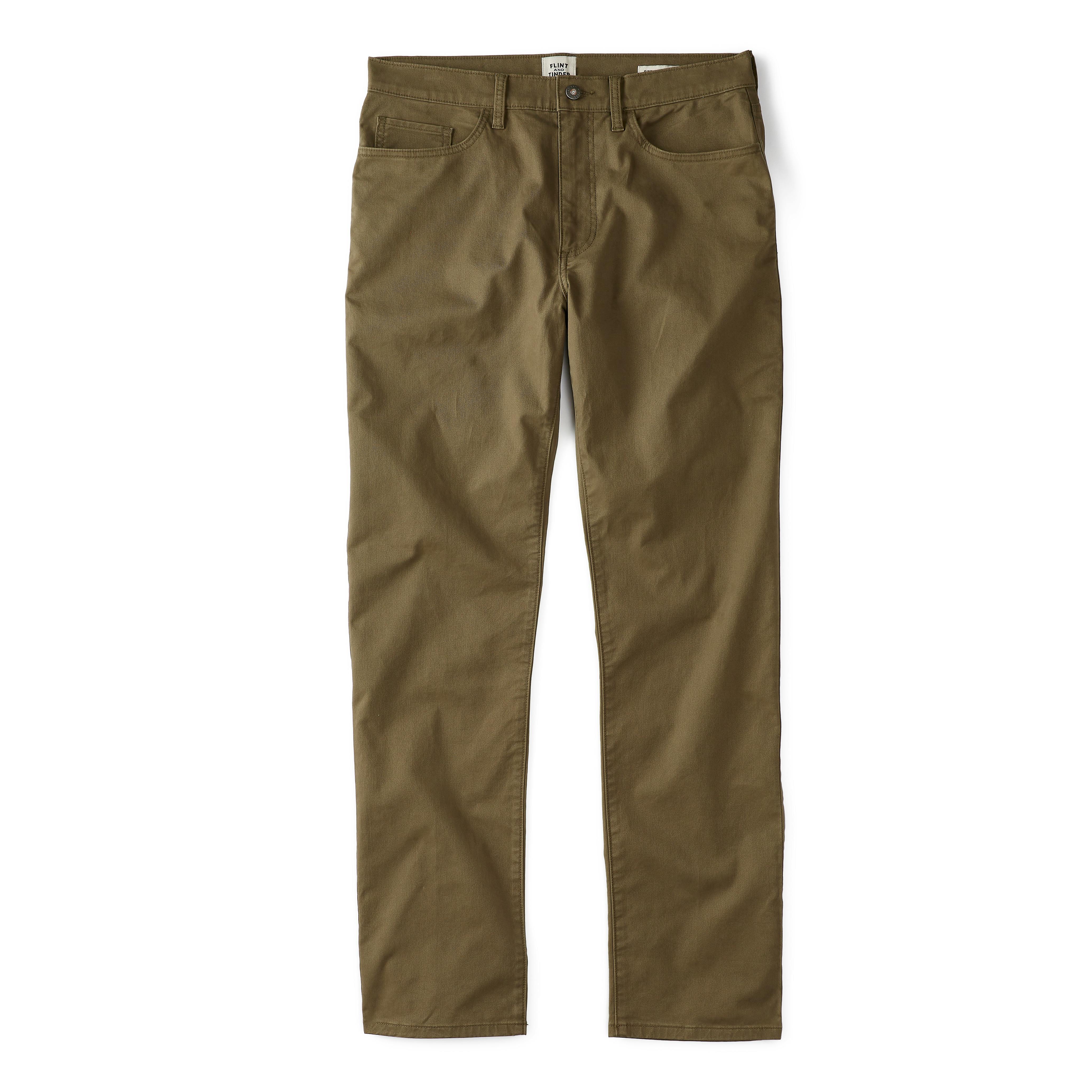 Flint and Tinder 365 Pant - Athletic Tapered - Military Olive, Casual Pants