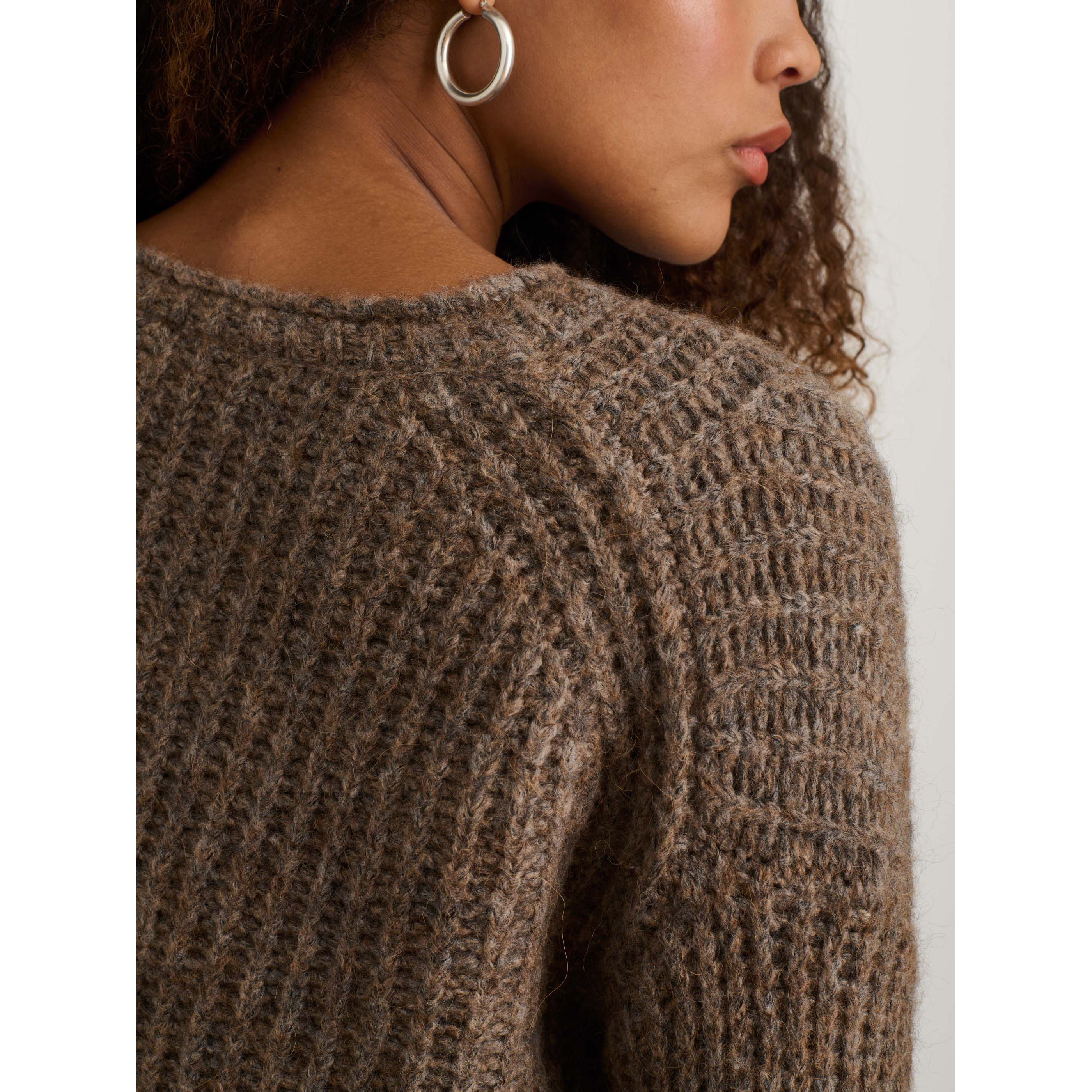 Alex Mill Women's Normandie Alpaca Sweater - Walnut | All Apparel