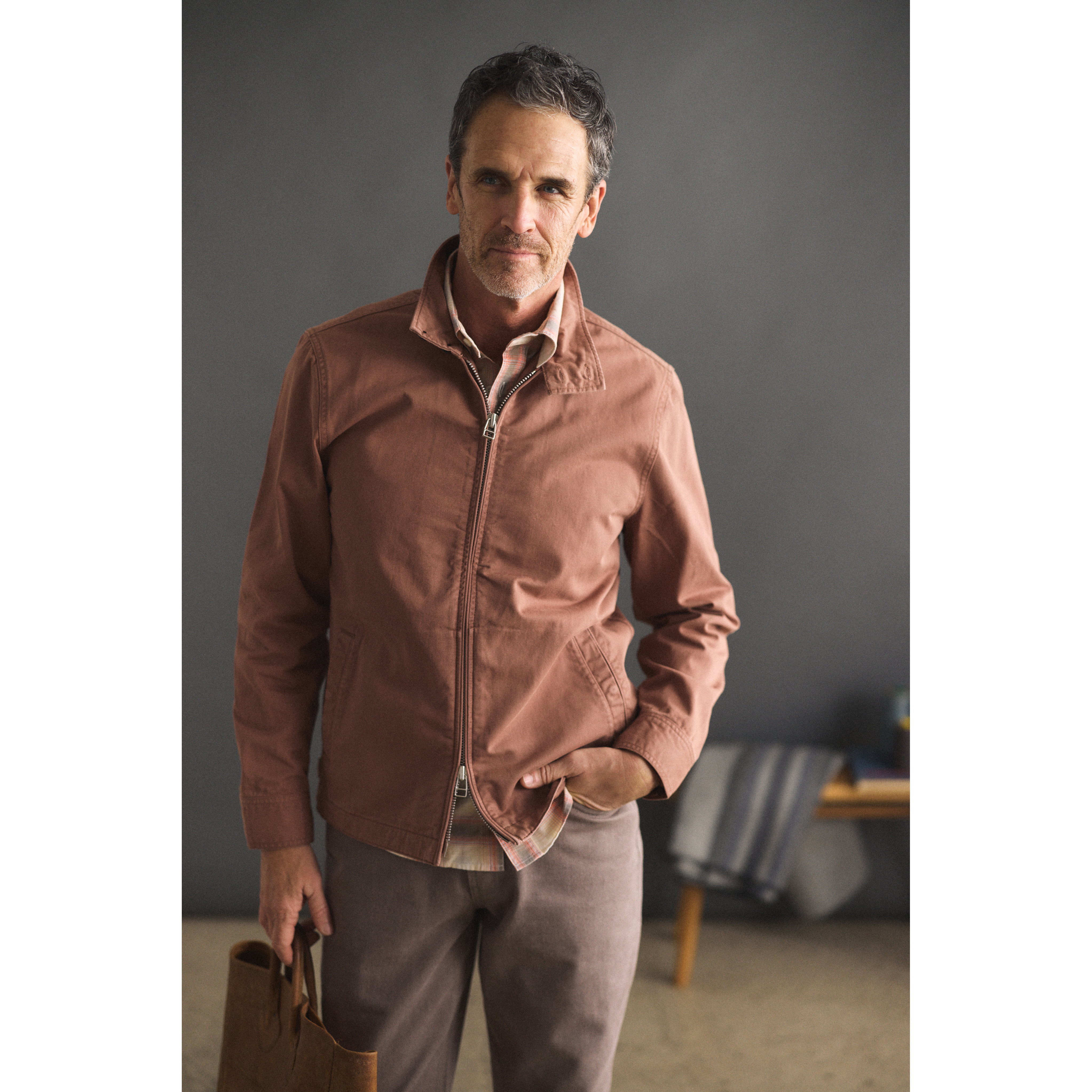 ■FRITUR■ The DAISY Stitch Work Jacket Brown_F241JK02 The DAISY Stitch Work Jacket Red_F241JK02 - FRITUR